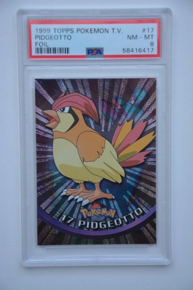 Pokémon - 1 Graded card - Pidgeotto 17 Foil