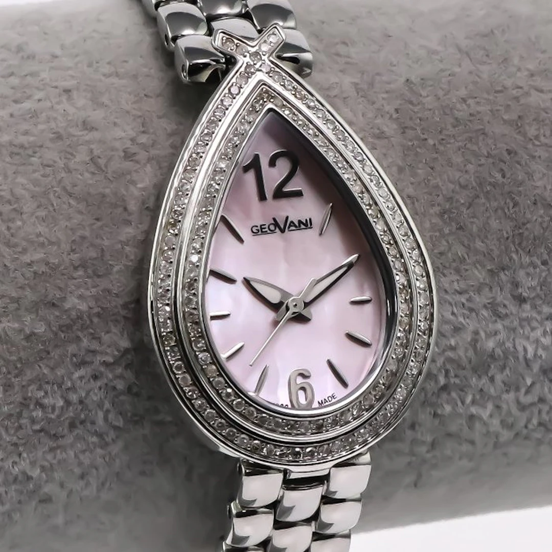 Geovani - Diamond Swiss Made Watch - GOL589-SS-D-6 - No...