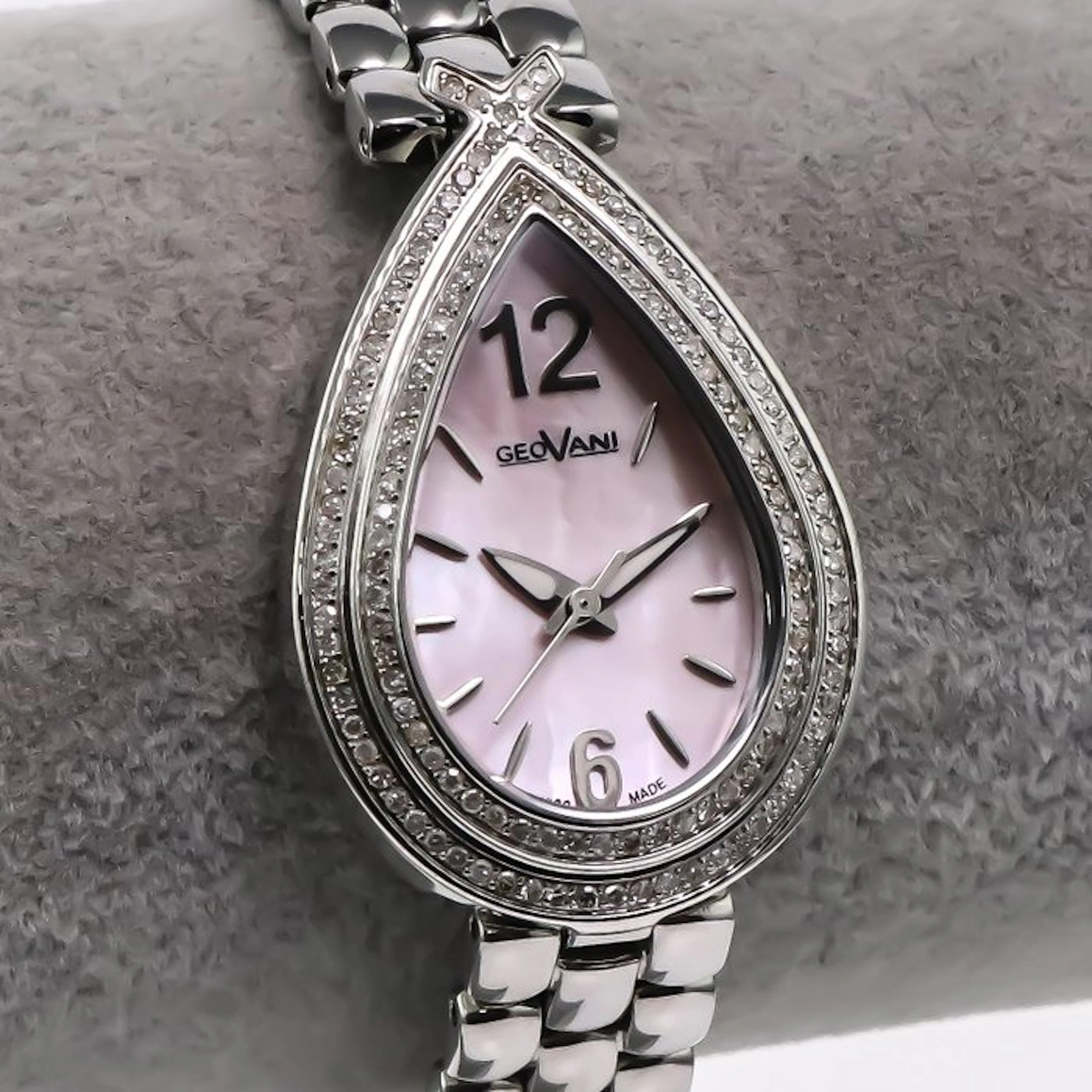 Geovani - Diamond Swiss Made Watch - GOL589-SS-D-6 - No...