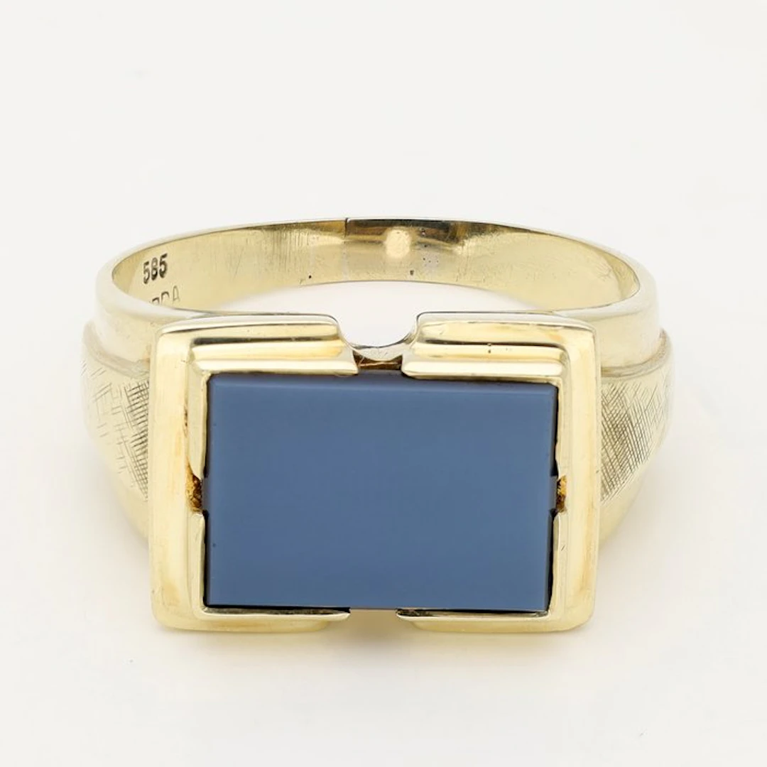 Ring - 14 kt. Yellow gold - Lagensteen