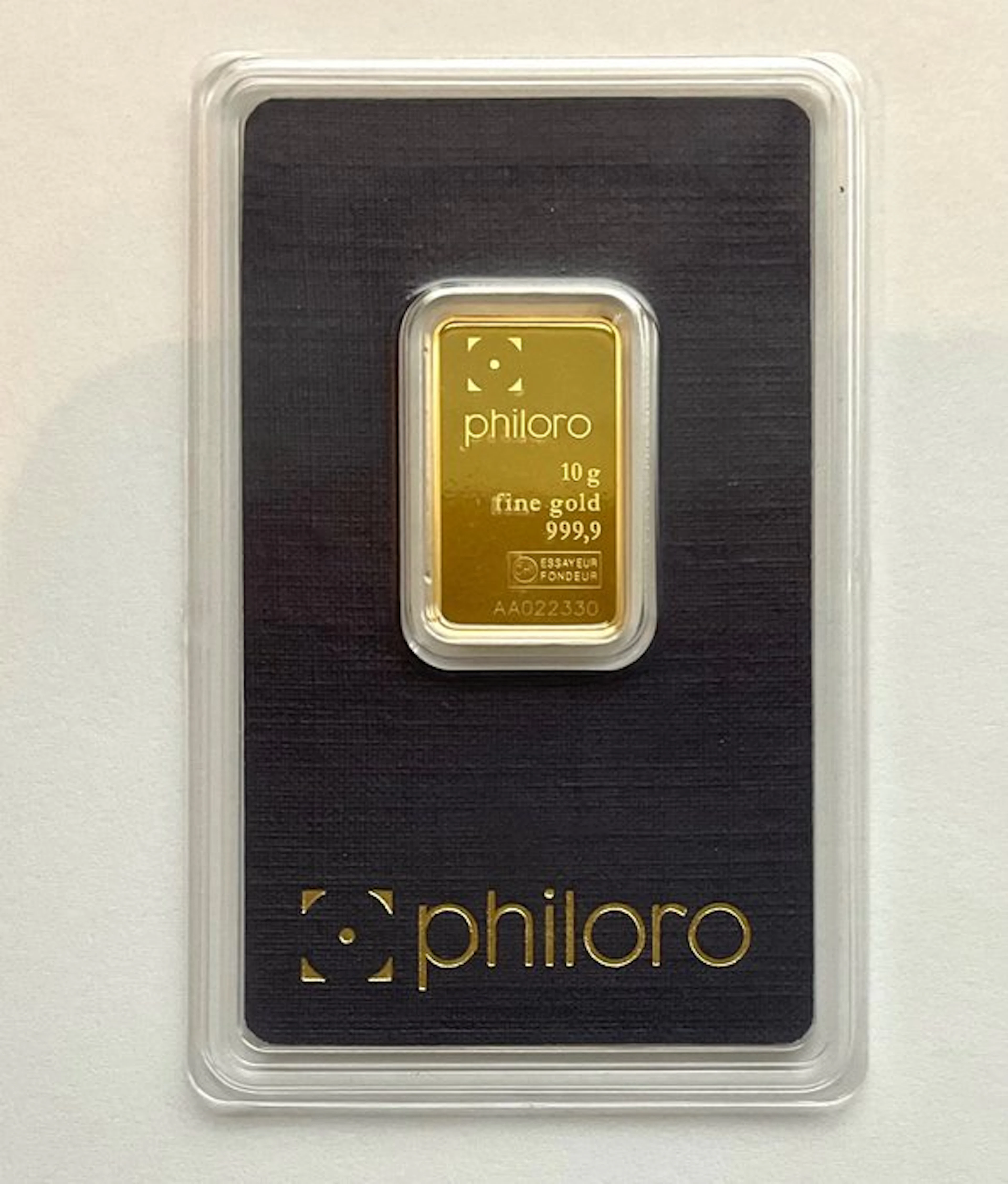 10 grams - Gold .999 - Philoro, Germany - Sealed