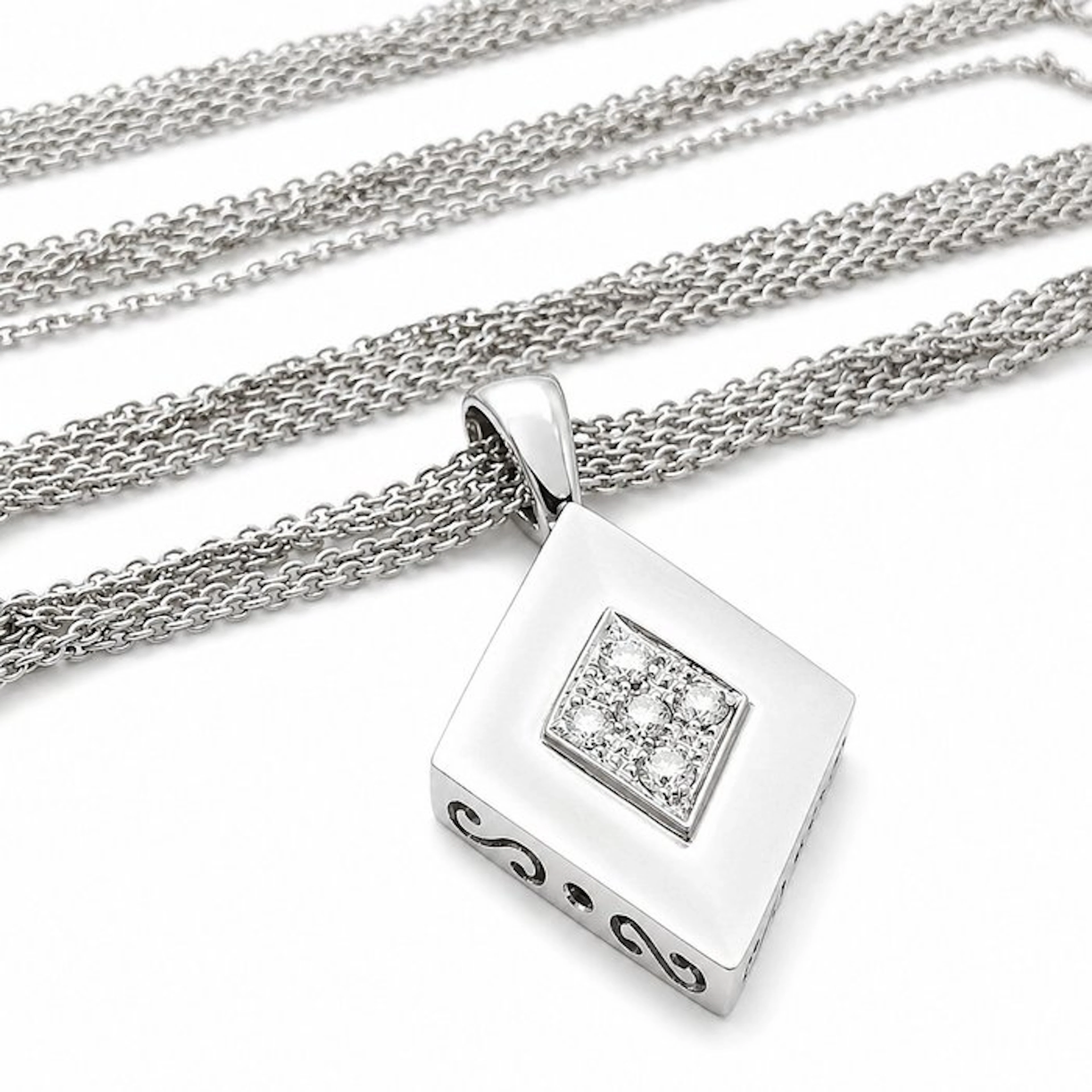 Necklace with pendant - 18 kt