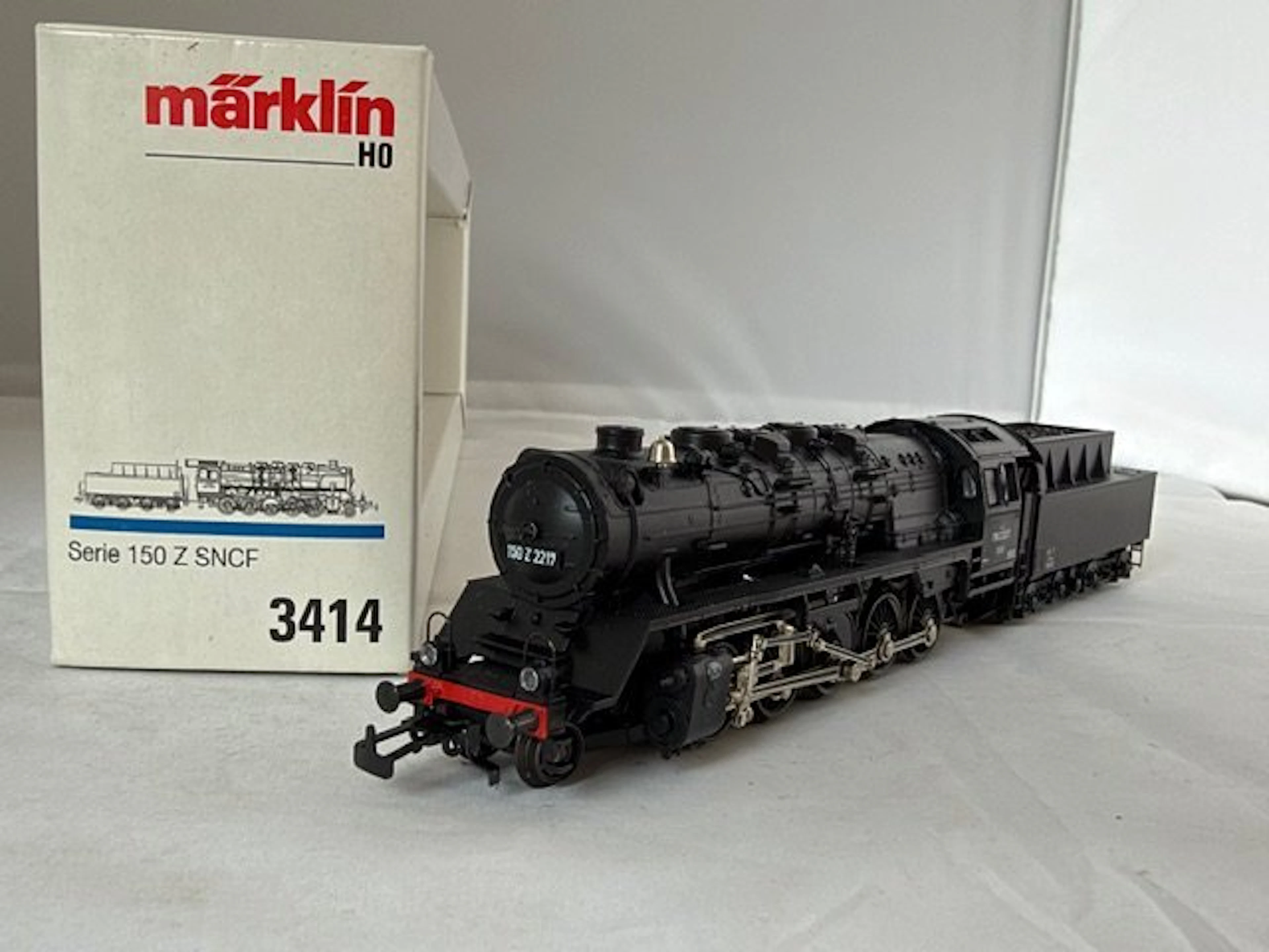 Märklin H0 - 3414 - Steam locomotive with tender (1)...