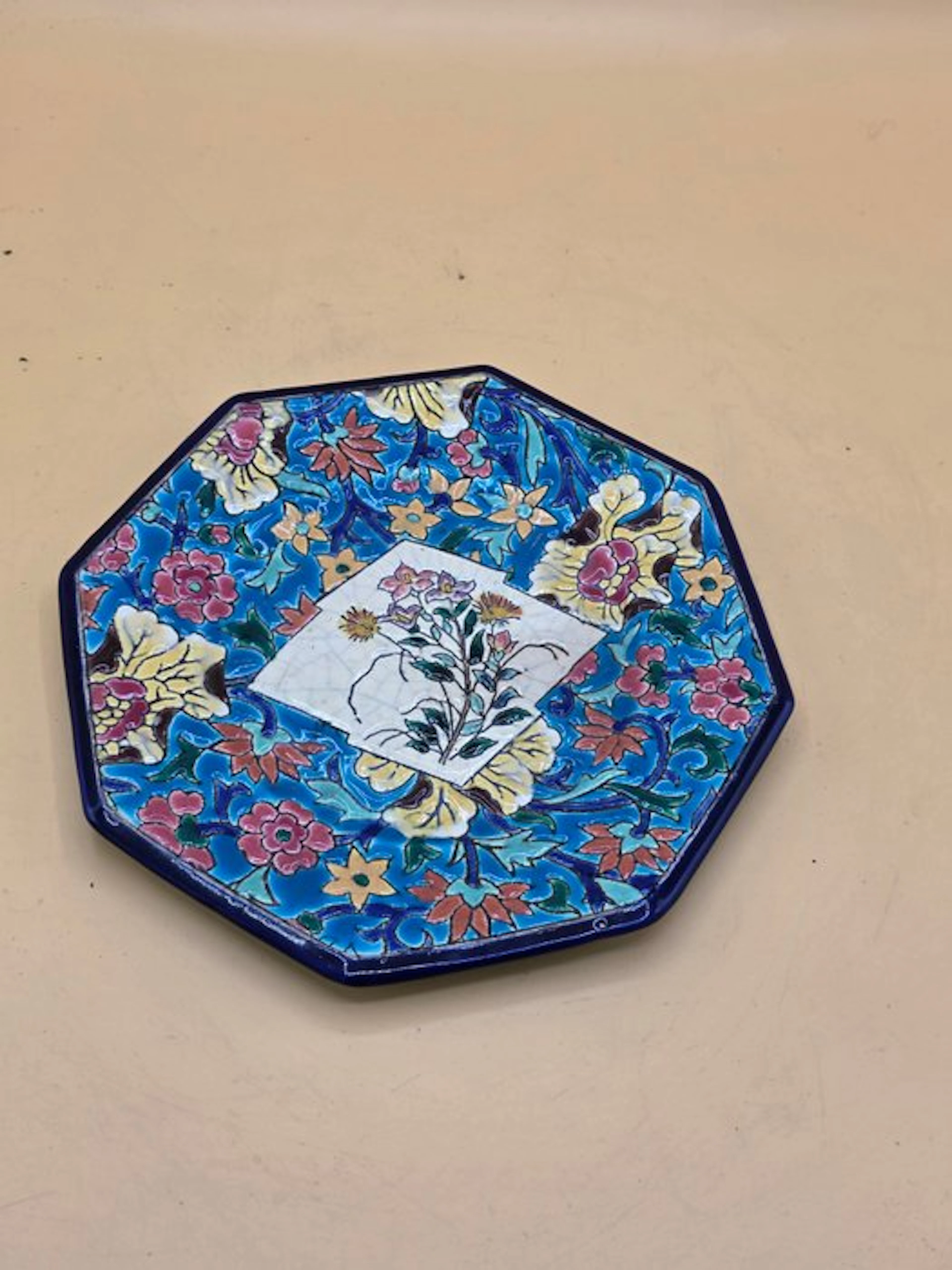 émaux de longwy - Plate - Earthenware