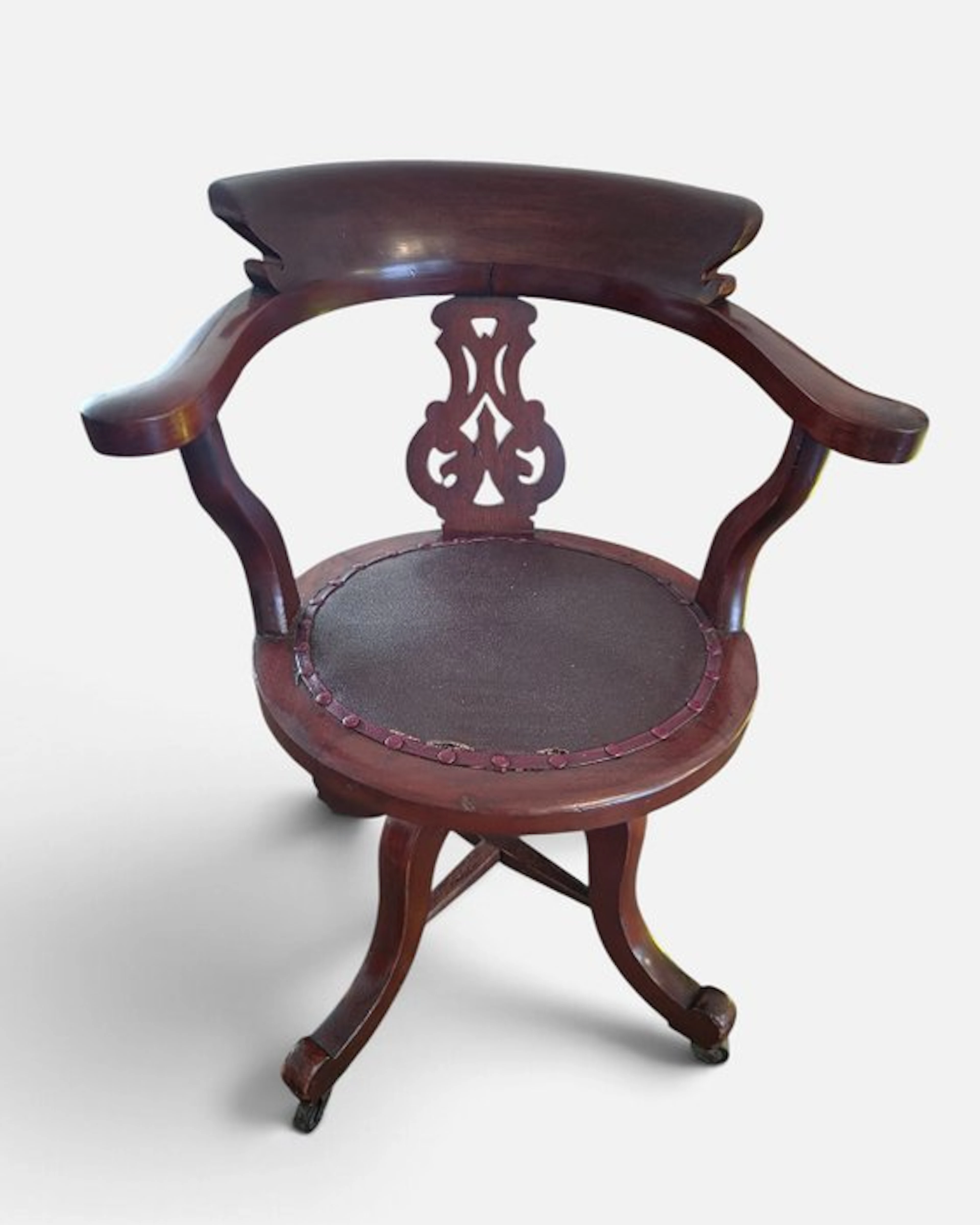 Office chair - Walnut - Victorian office chair