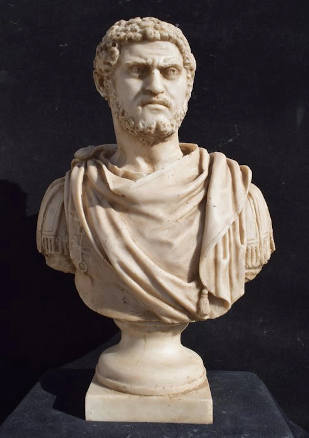 Sculpture, Busto imperatore Romano Caracalla - 42 cm - reconstituted marble