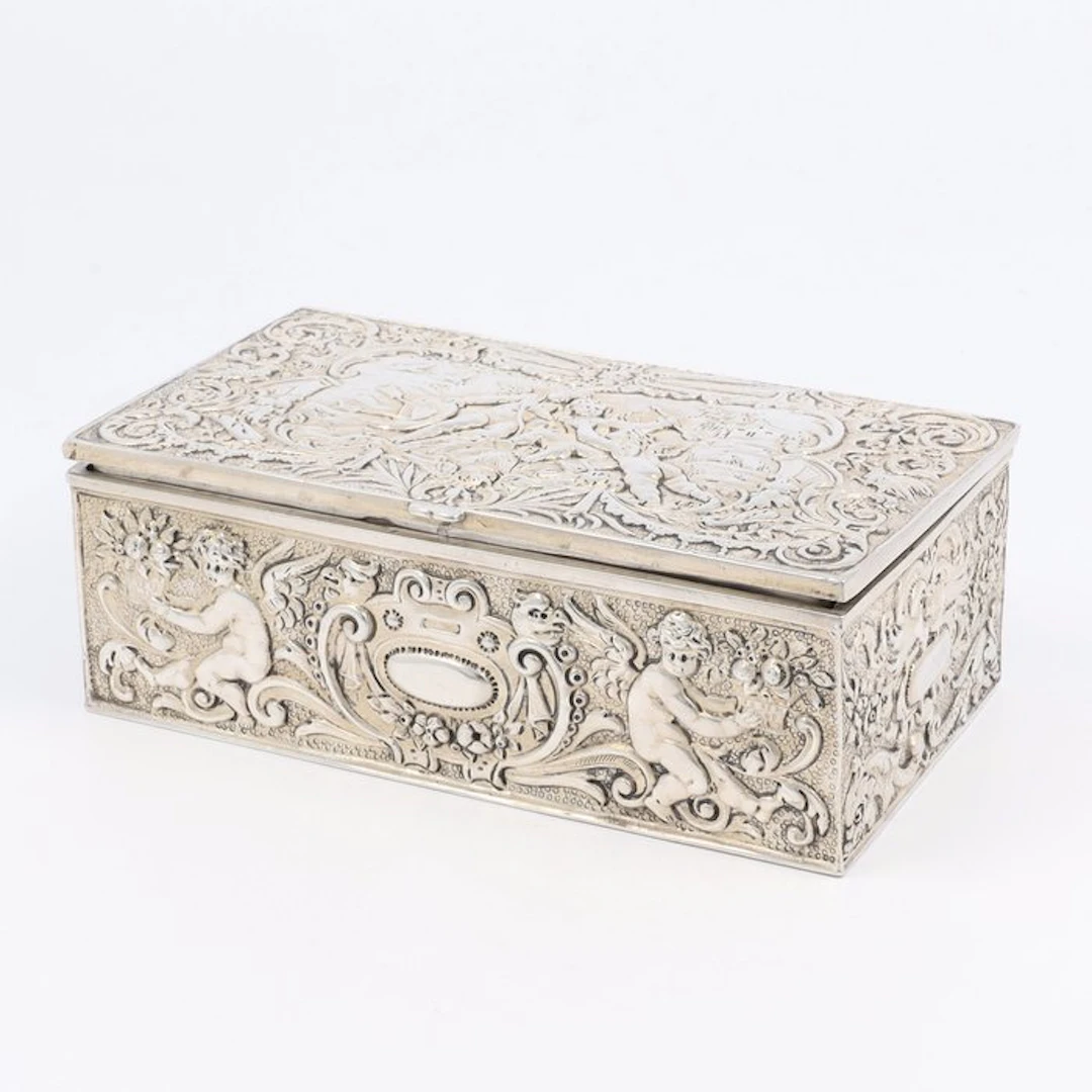 Sovjet Unie - Snuisterijendoos / Tabaksdoos - Box - .875 (84 Zolotniki) silver