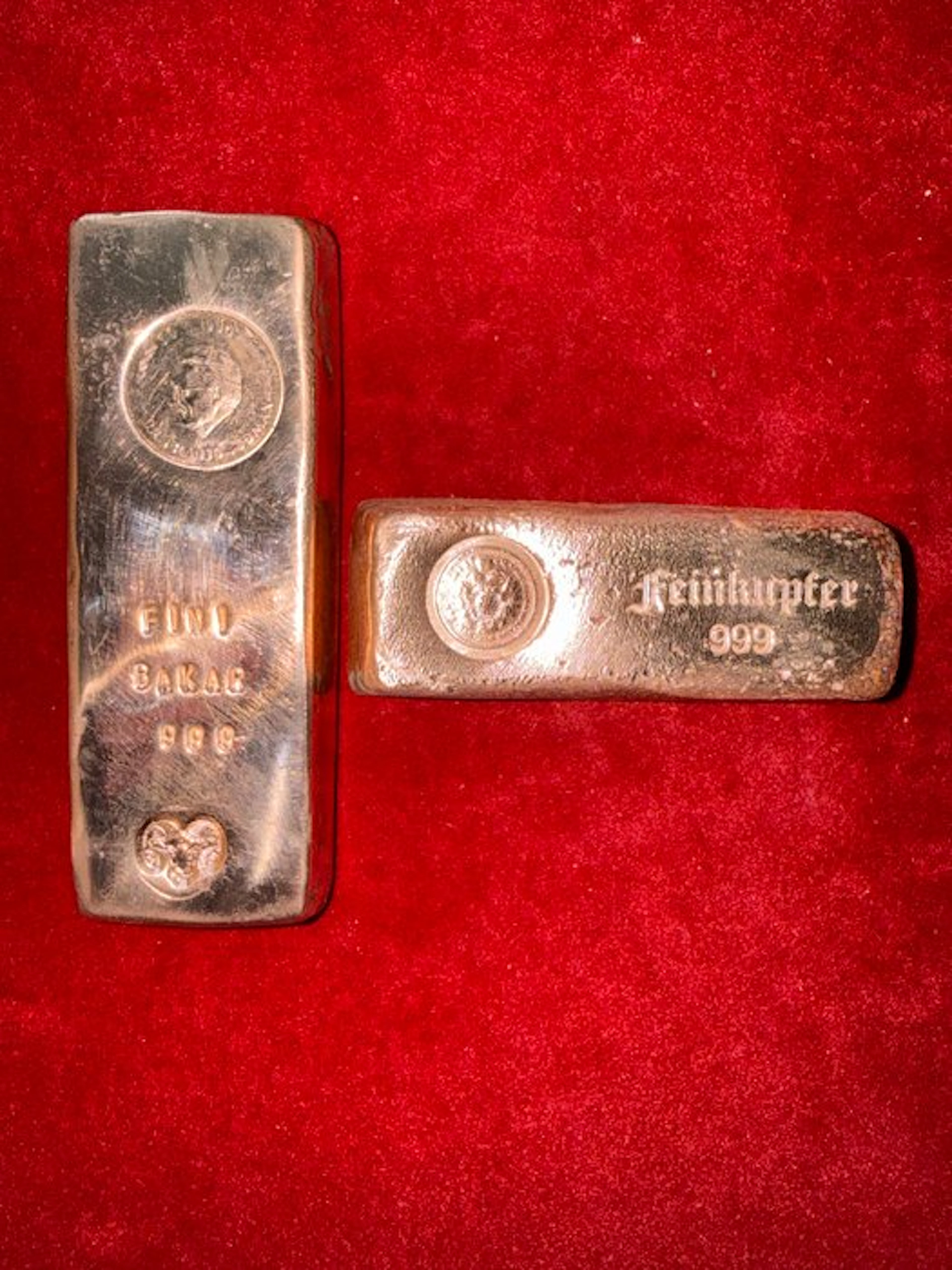 917 gr - Copper - Edelmetalle Deutschland (No reserve price)