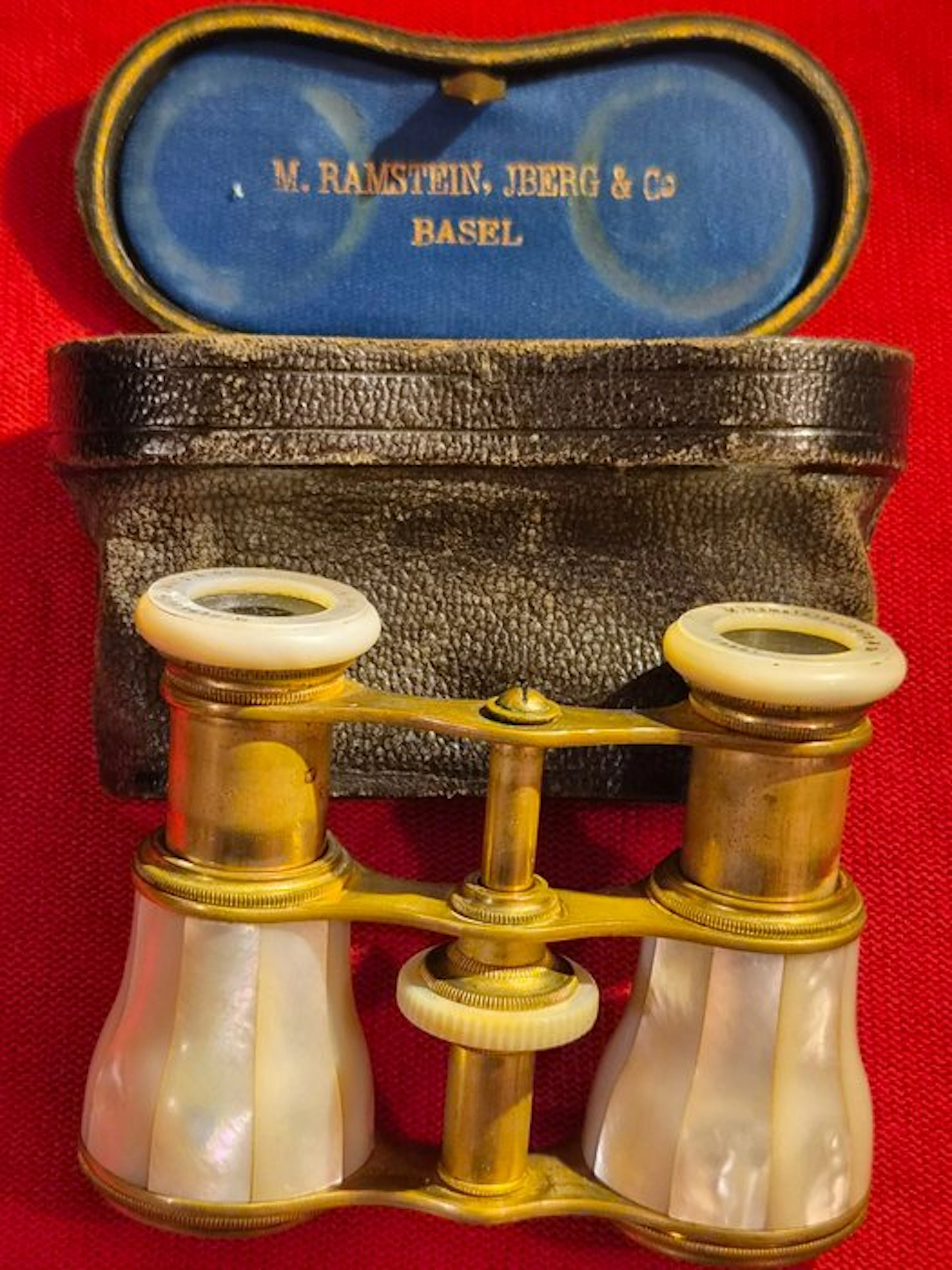 Zoom binoculars - Opernglas - 1910-1920 - Switzerland - Max Ramstein Iberg & Co