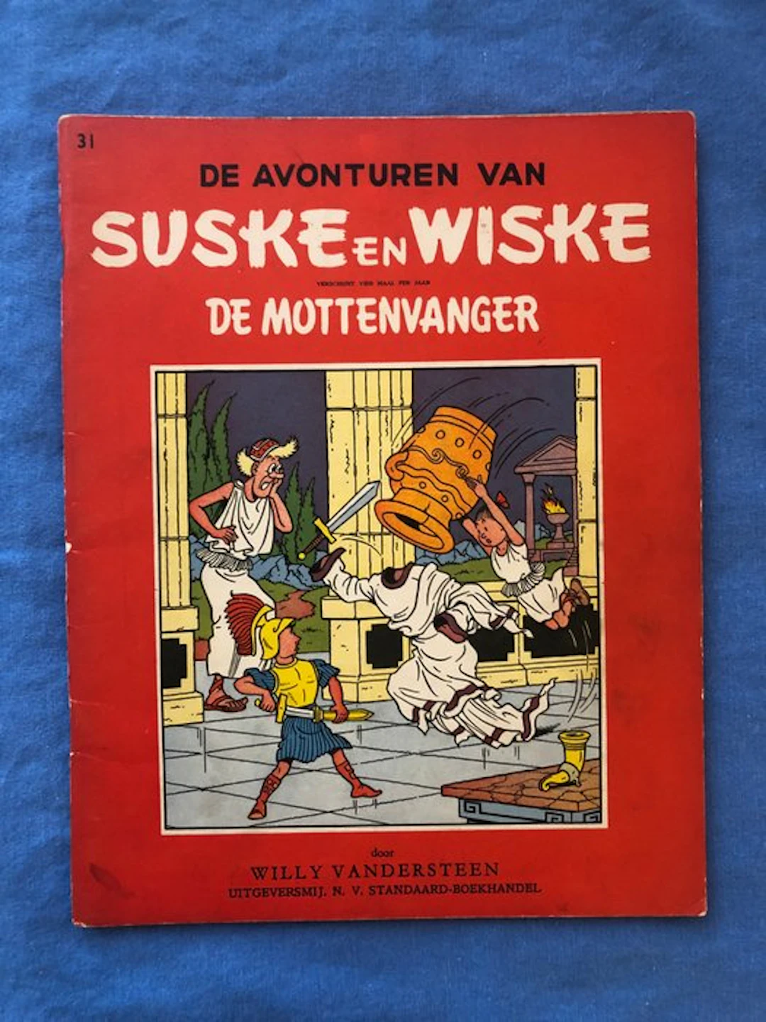 Suske en Wiske RV-31 - De mottenvanger - 1 Album - First edition - 1957