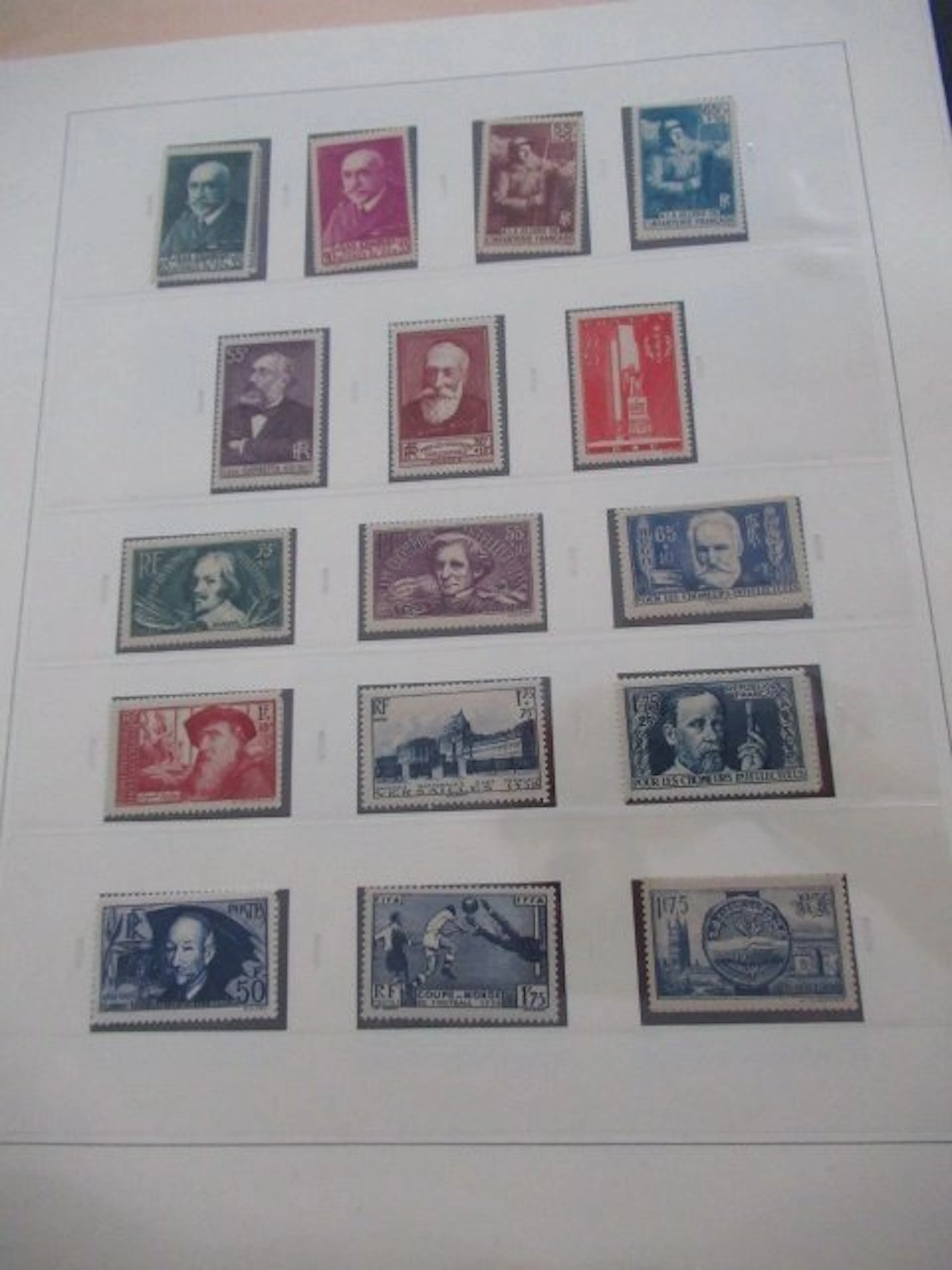 France 1938/1939 - collection de timbres