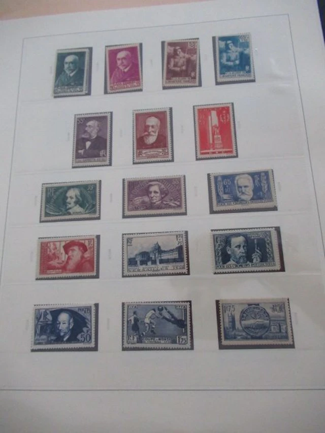 France 1938/1939 - collection de timbres