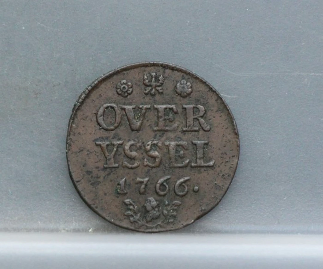 Netherlands Overijssel. Duit 1766 - prinsenduit (No reserve price)