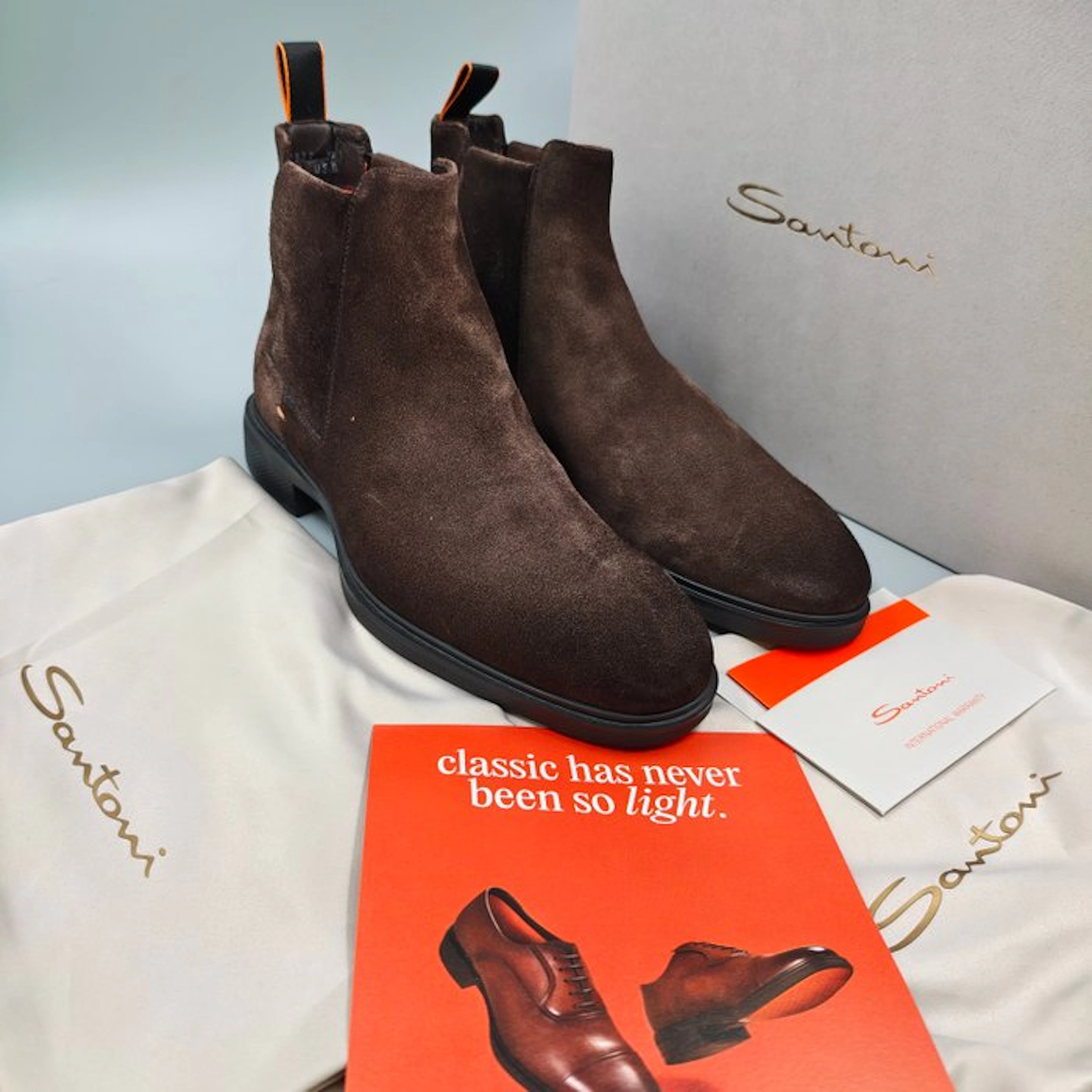 Santoni UK7-Lightweight-No Minimum!! - Chelsea boots - Size: EU 41.5
