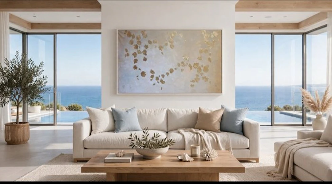 Pathos Art - Dancing leaves 140x80cm.