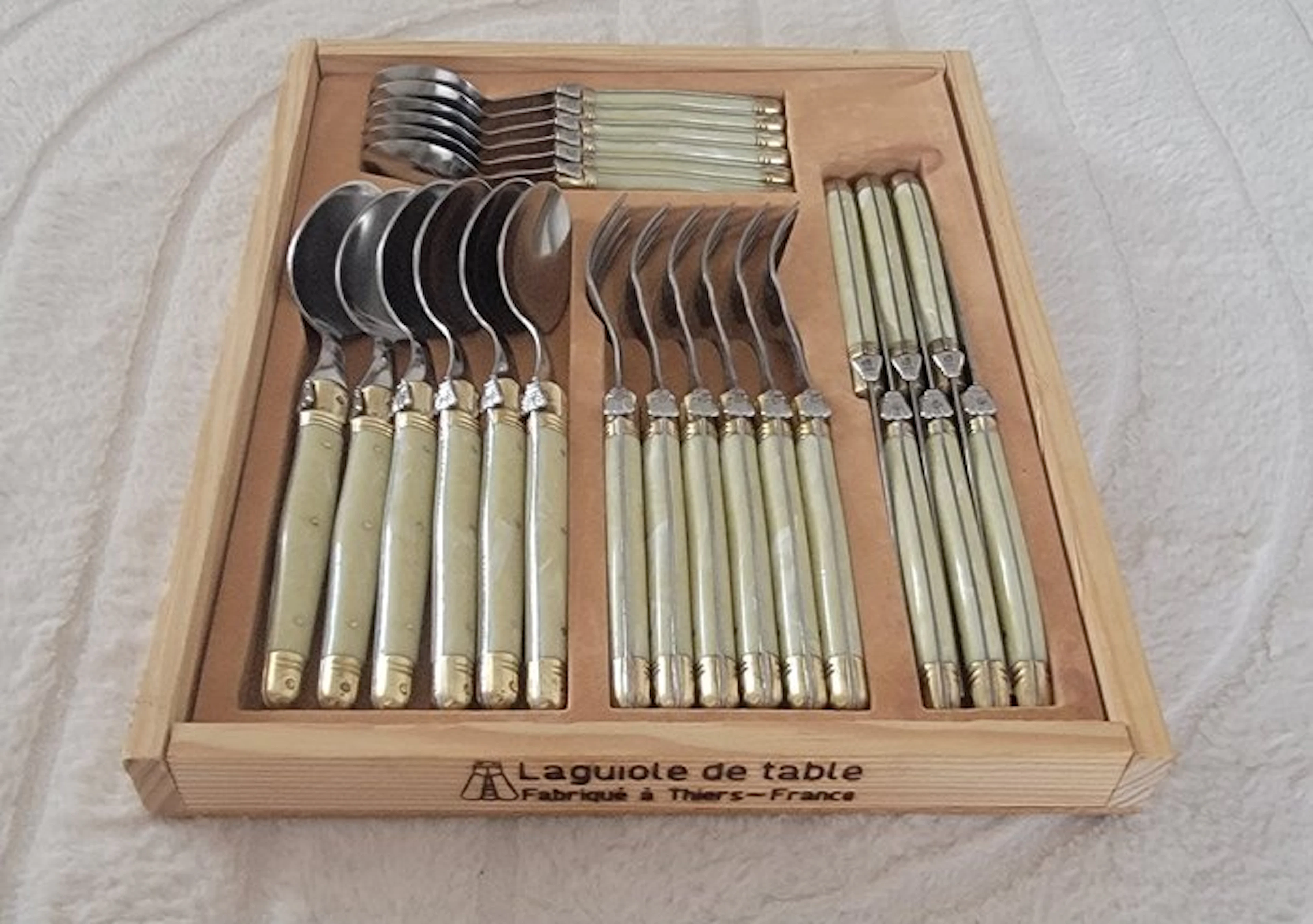 Laguiole - Cutlery set for 6 - ABS - Flatware set for 6