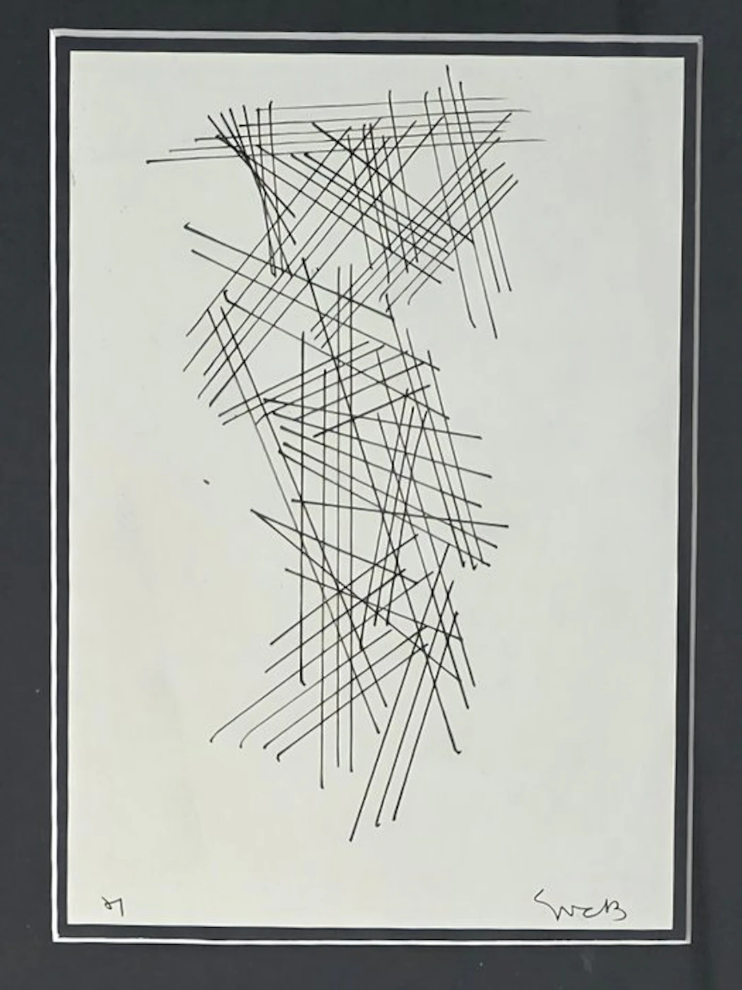 Siep Van Den Berg (1913-1998) - Abstracte geometrische compositie