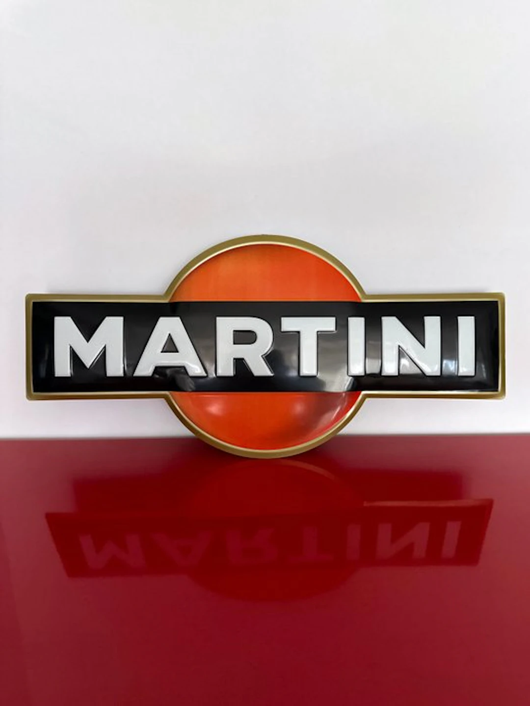Rare Porsche Martini Racing Enamel Sign - Porsche...