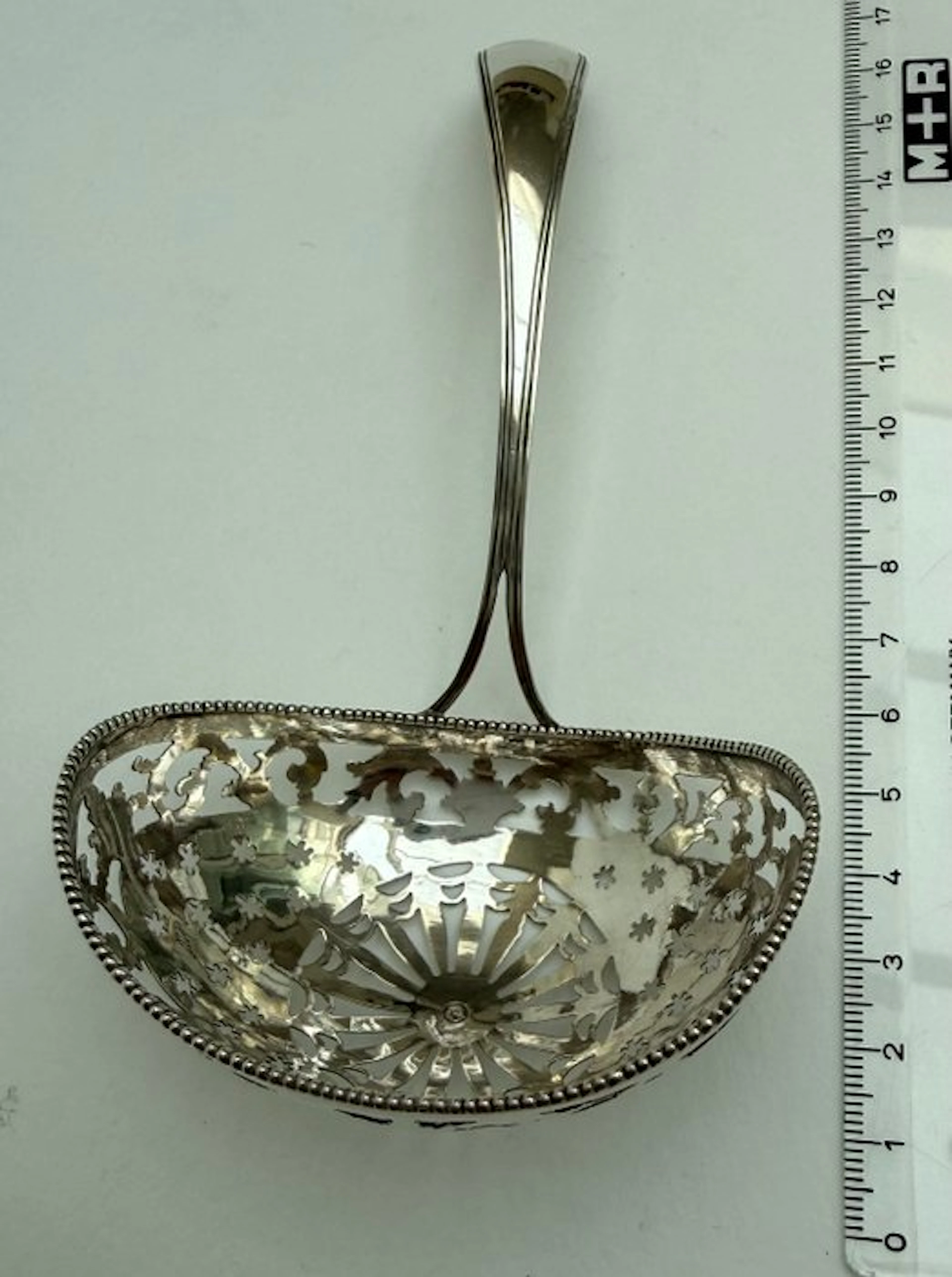 Caster - .835 silver - sugar-sprinkling spoon