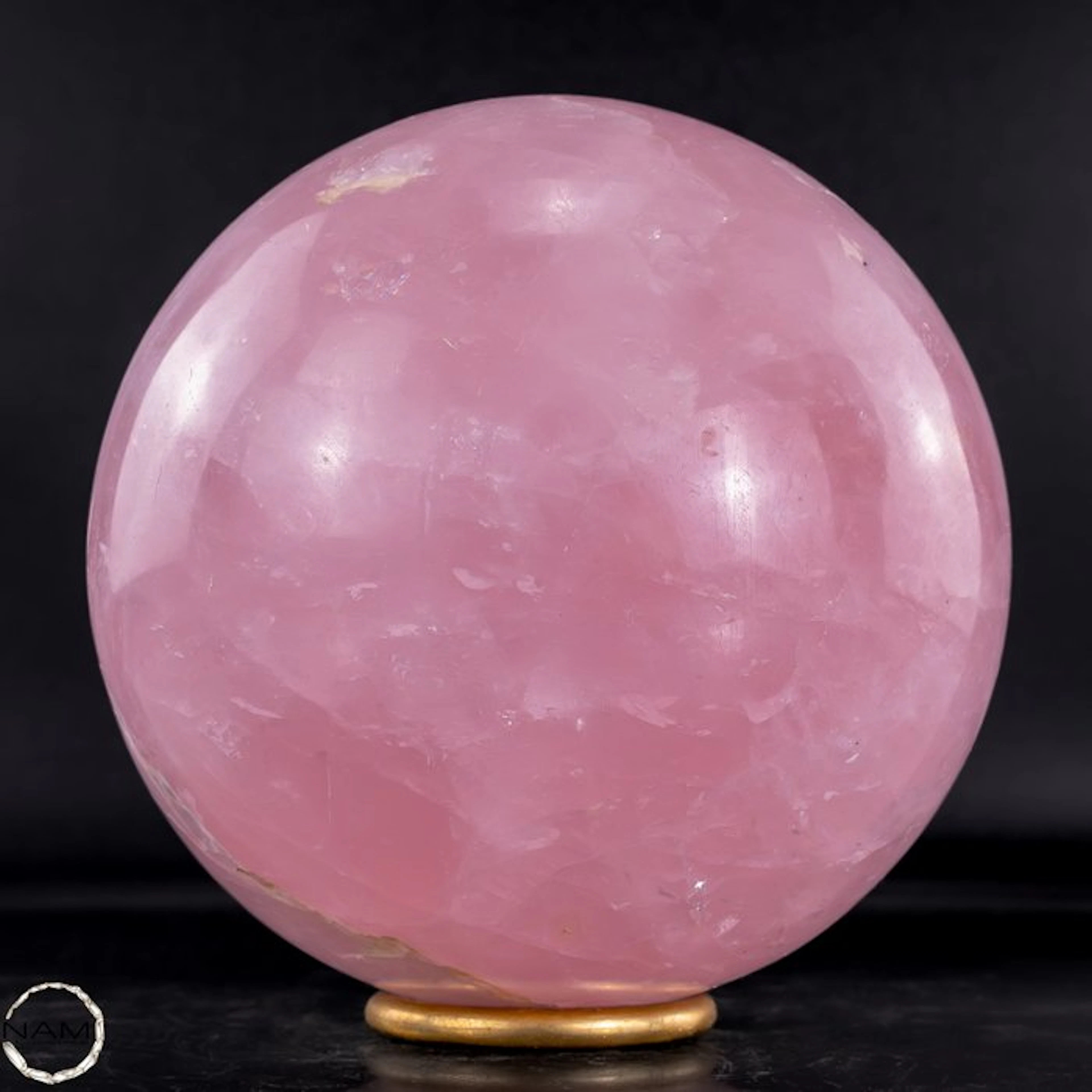 Natural rose quartz sphere from Brazil- 1905.11 g