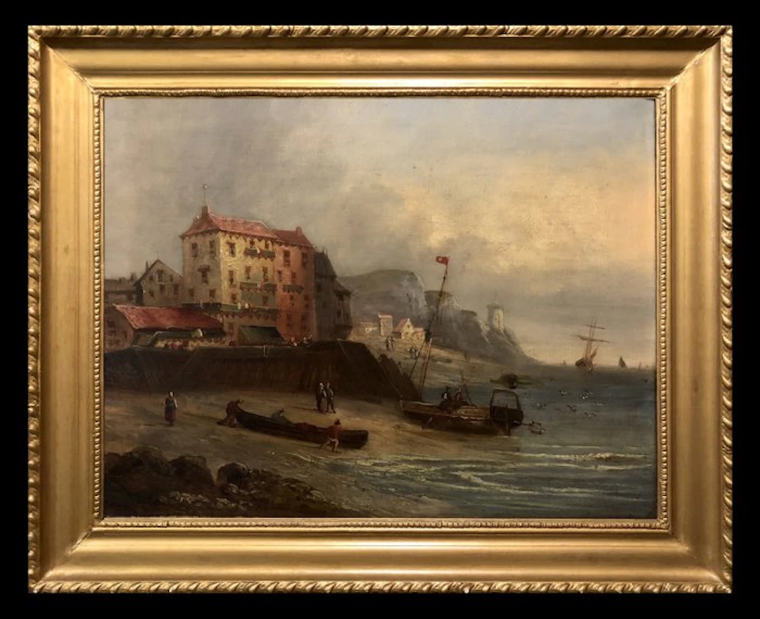 British School (c. 1840) - A View of Staithes (North Yorkshire)