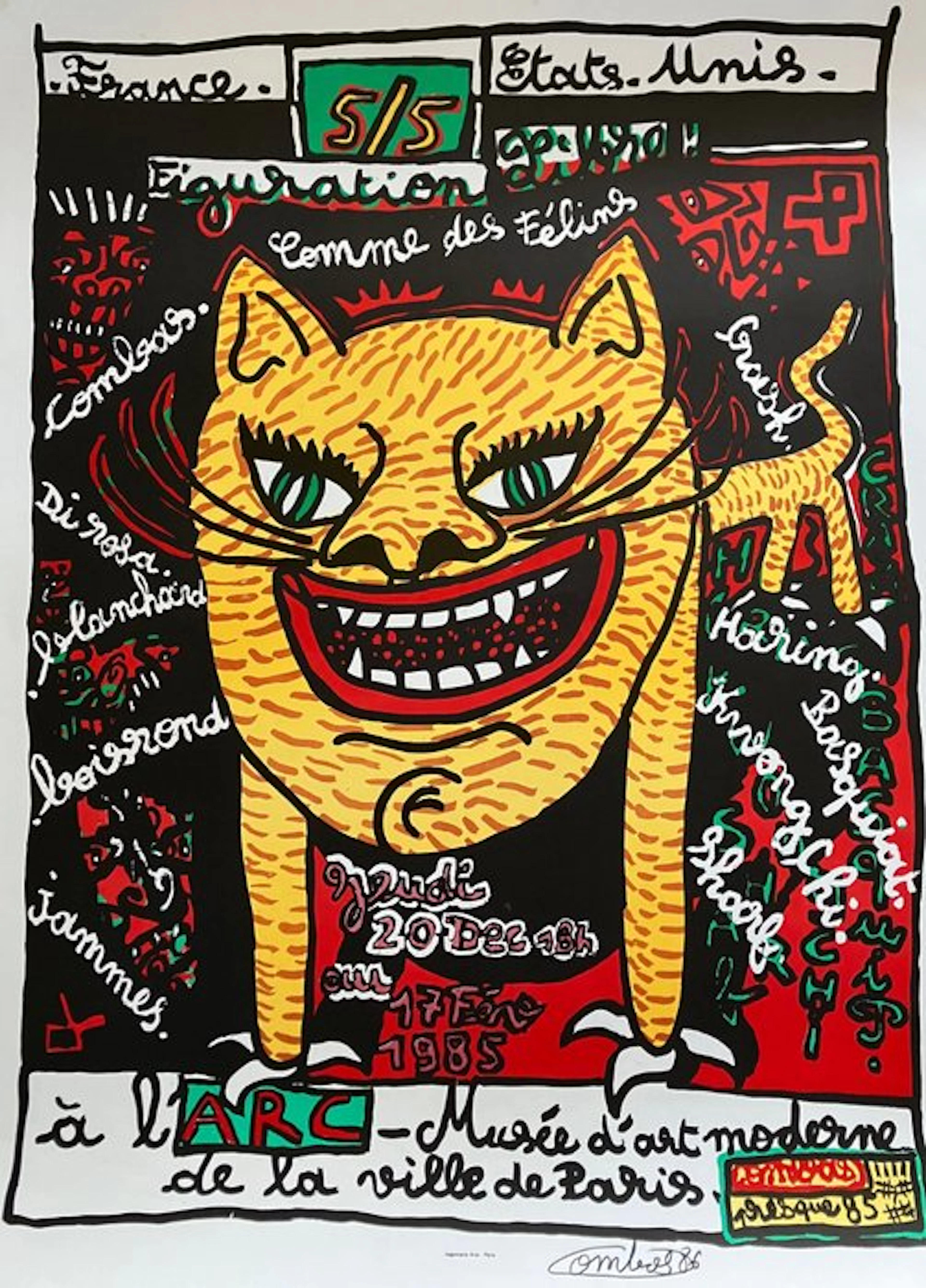 Robert Combas (1957) - Comme des Félins
