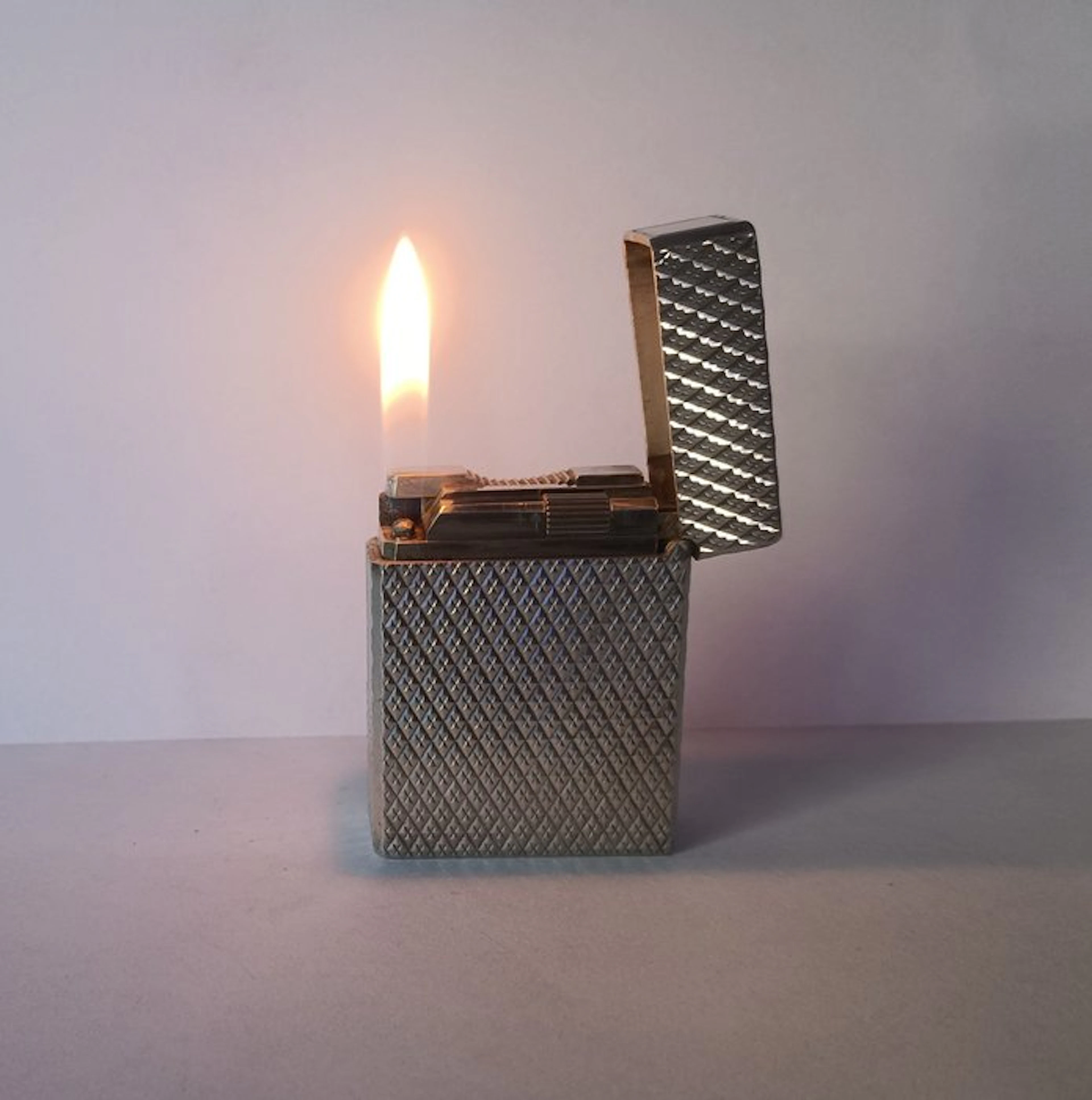 S.T. Dupont - Line 1 - No reserve price - Lighter - Silverplate