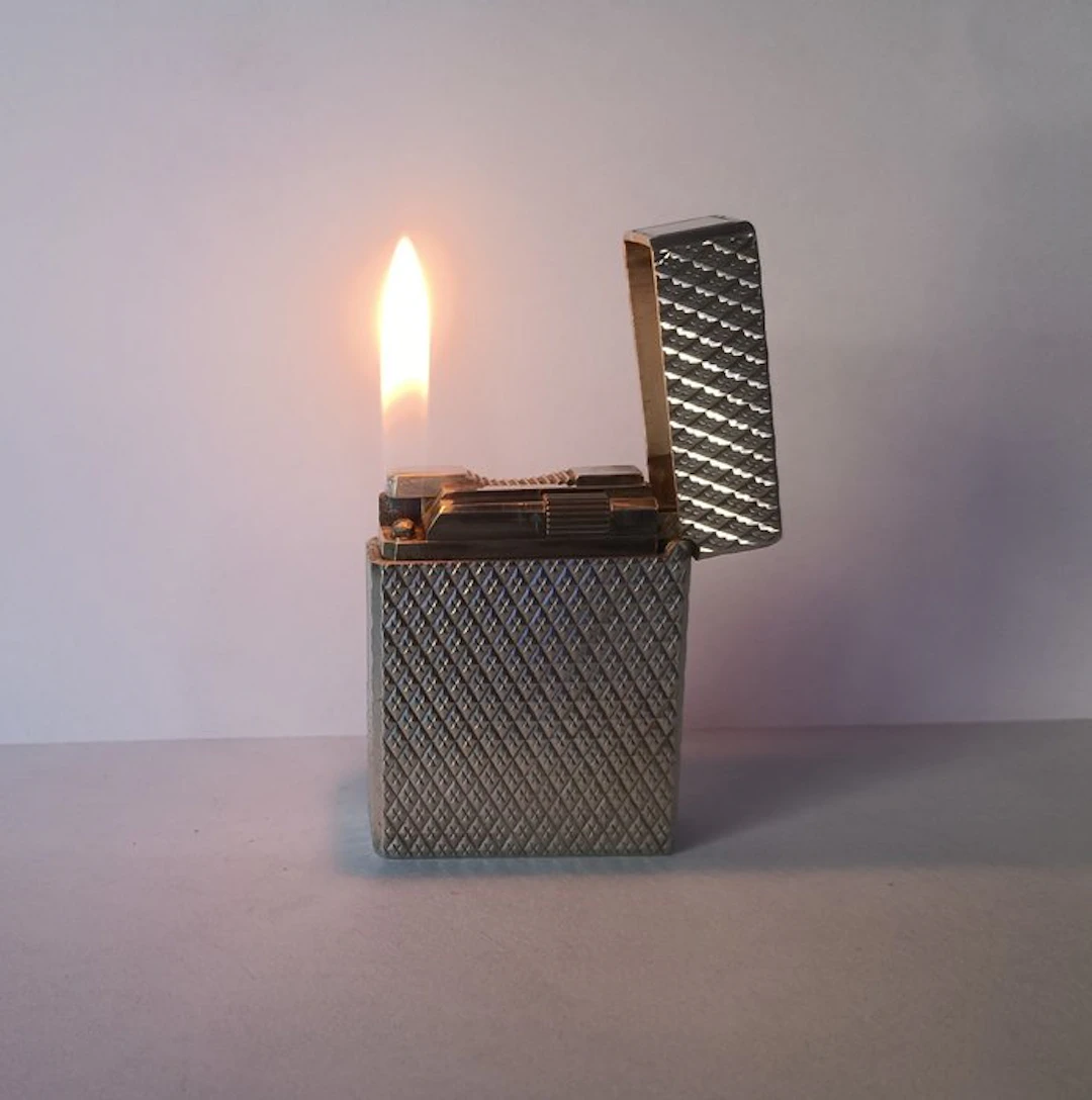 S.T. Dupont - Line 1 - No reserve price - Lighter - Silverplate