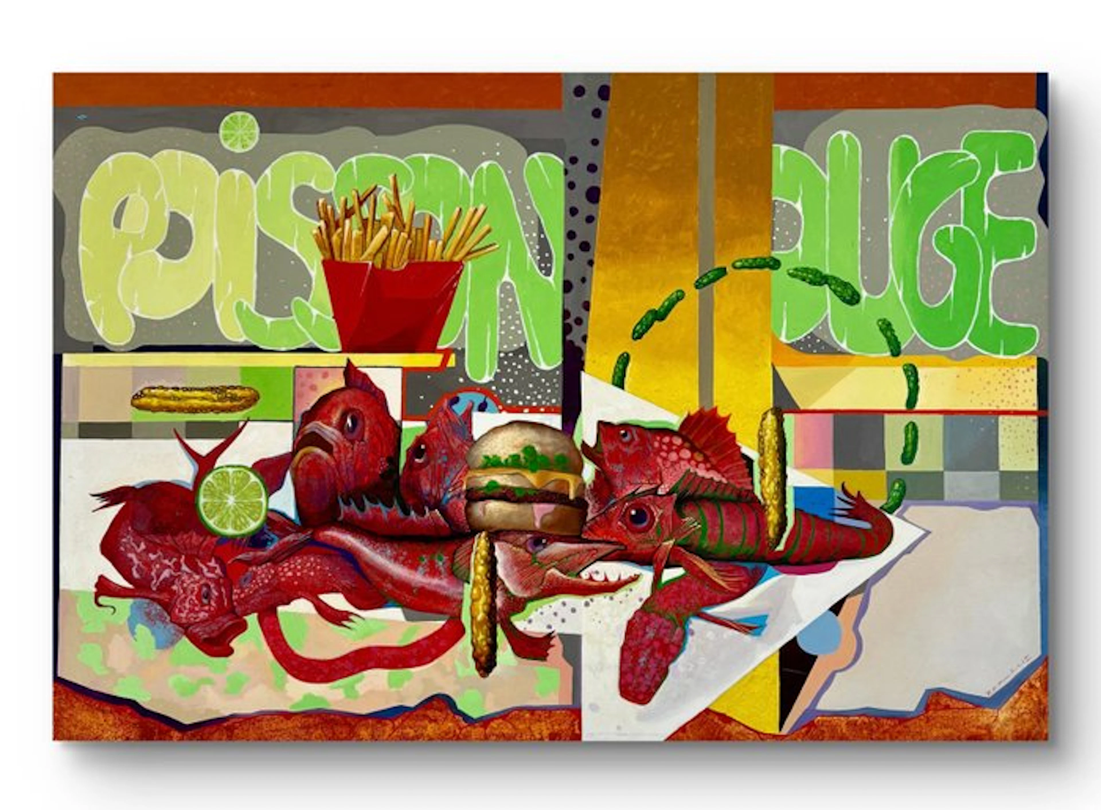 Richard Calcus (1948) - Très grande composition de 1980