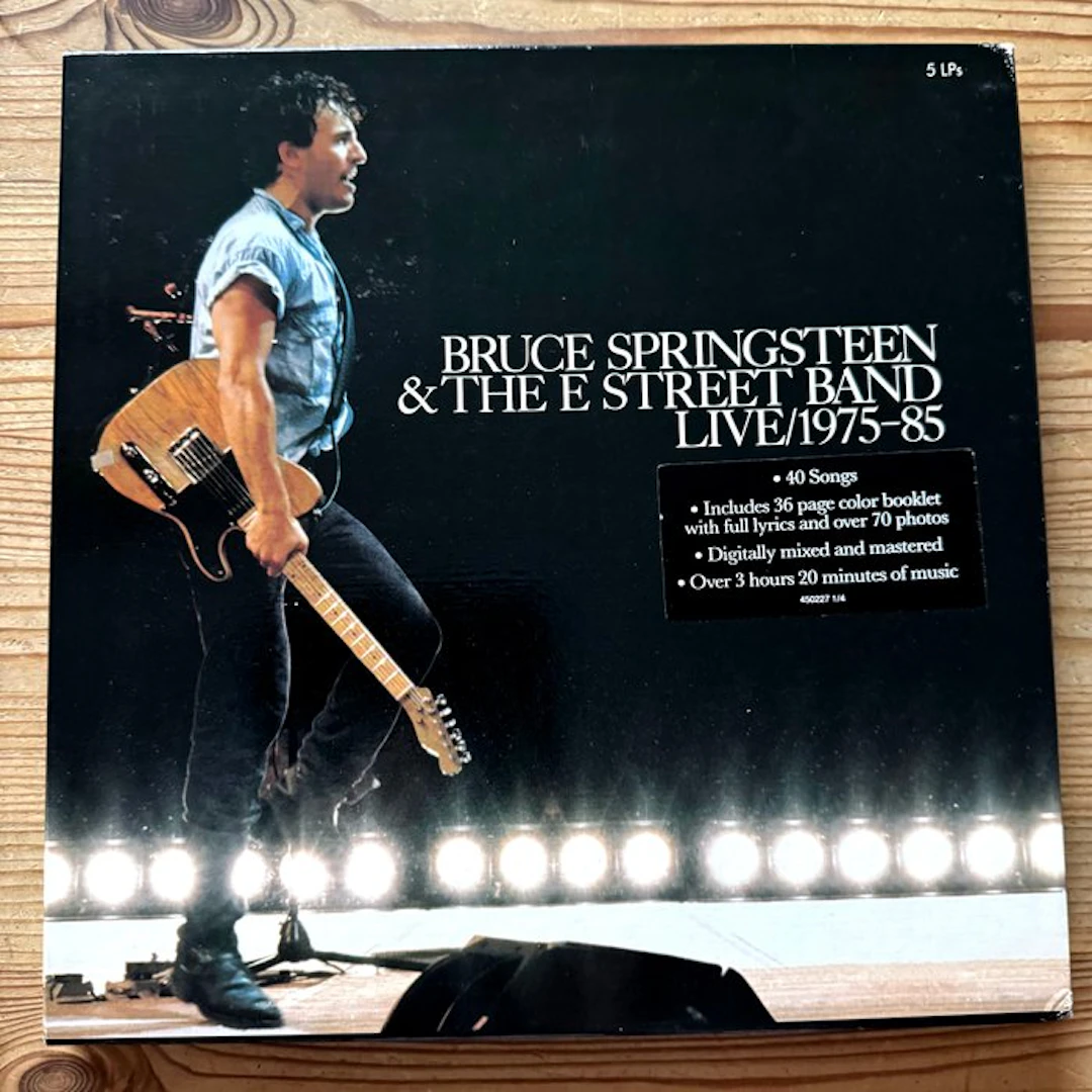 Bruce Springsteen & the E street Band - Live 1975-1985 [5-LP-Box] with booklet