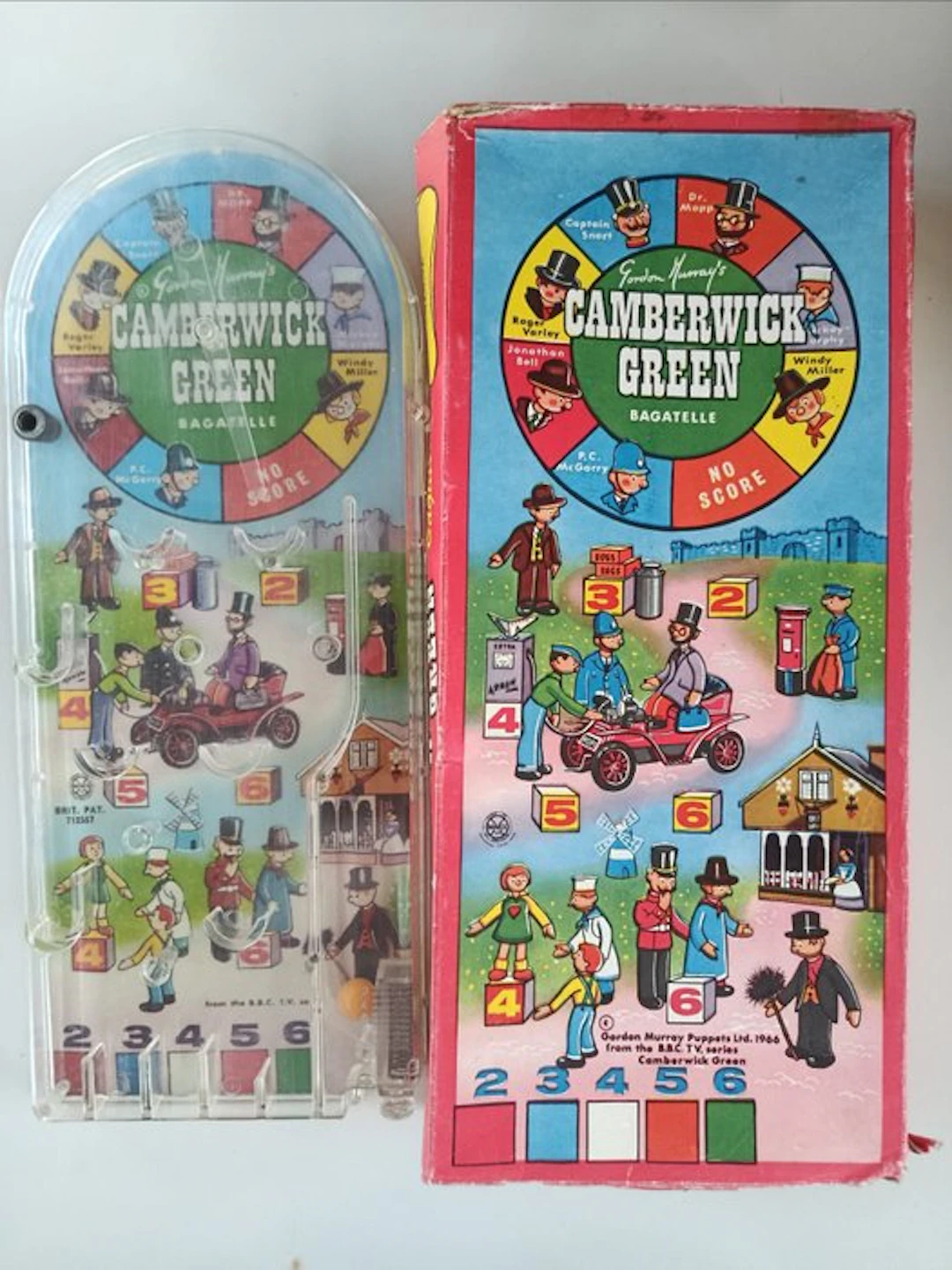 Marx Toys Camberwick Green Bagatelle BBC Gordon Murray...