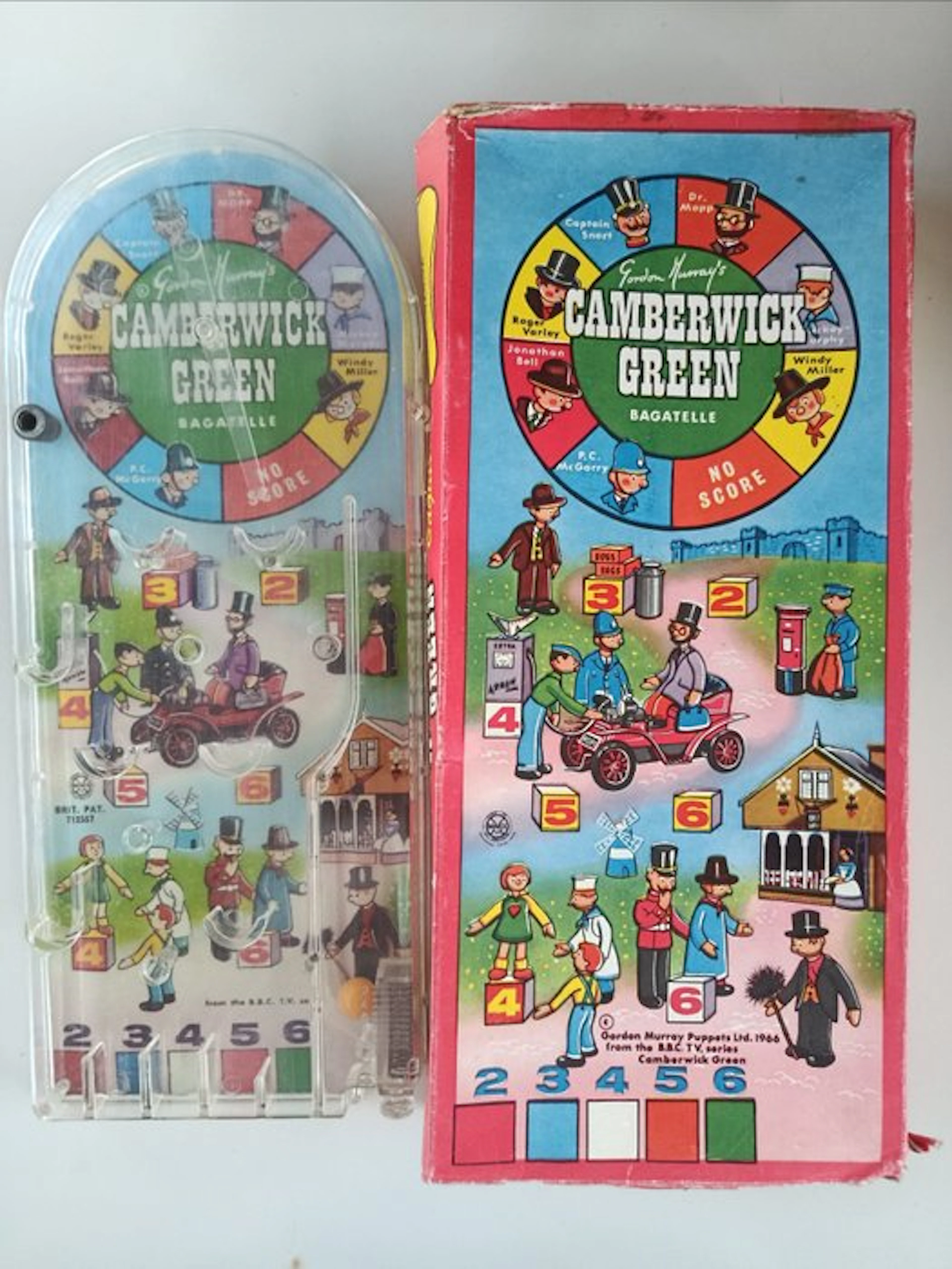 Marx Toys Camberwick Green Bagatelle BBC Gordon Murray...