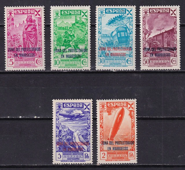 Morocco 1943 - Beneficencia - Edifil 26/31 - Well centered - MNH