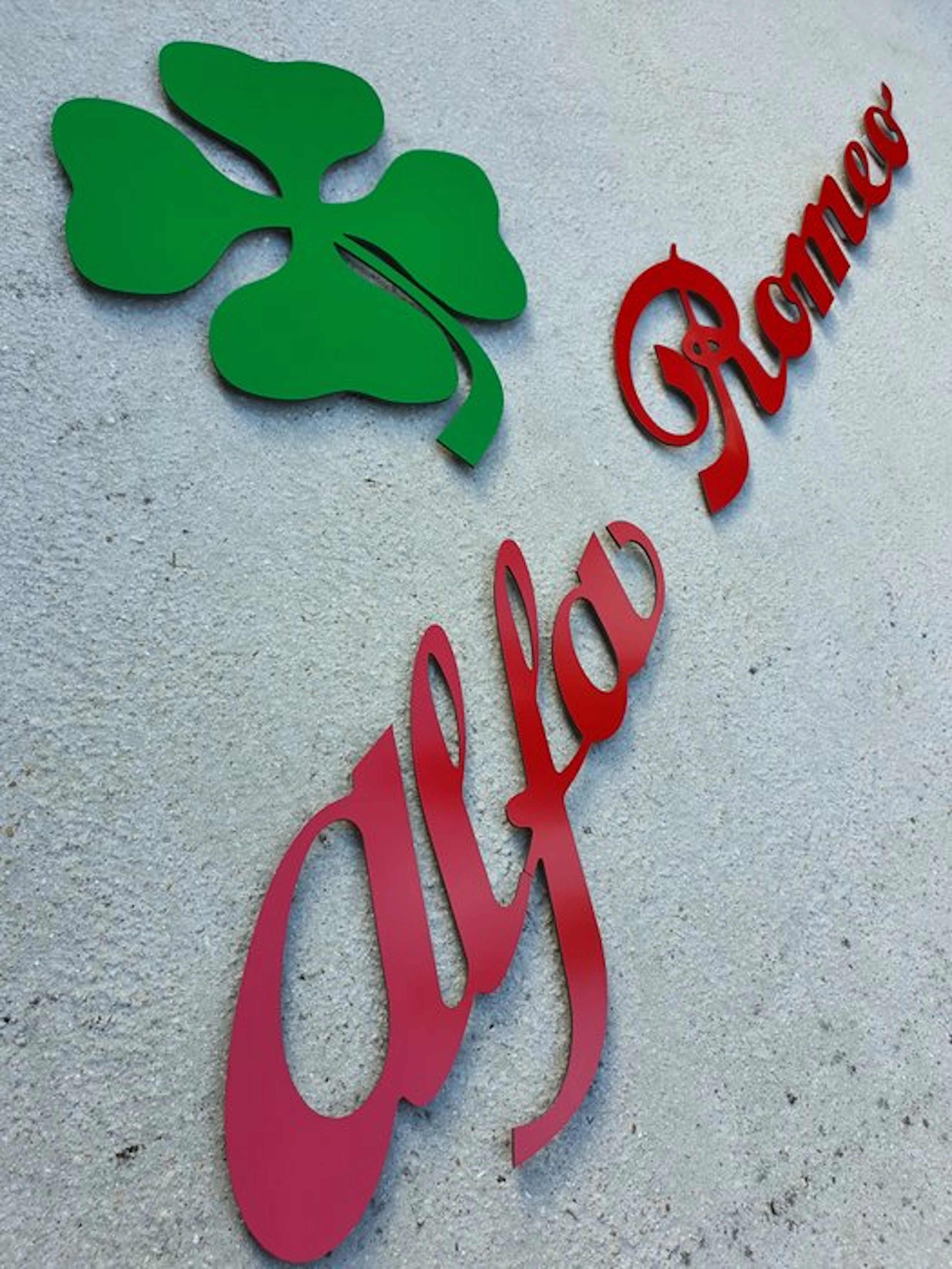 Sign - Alfa Romeo - Combo Wall professional logo...
