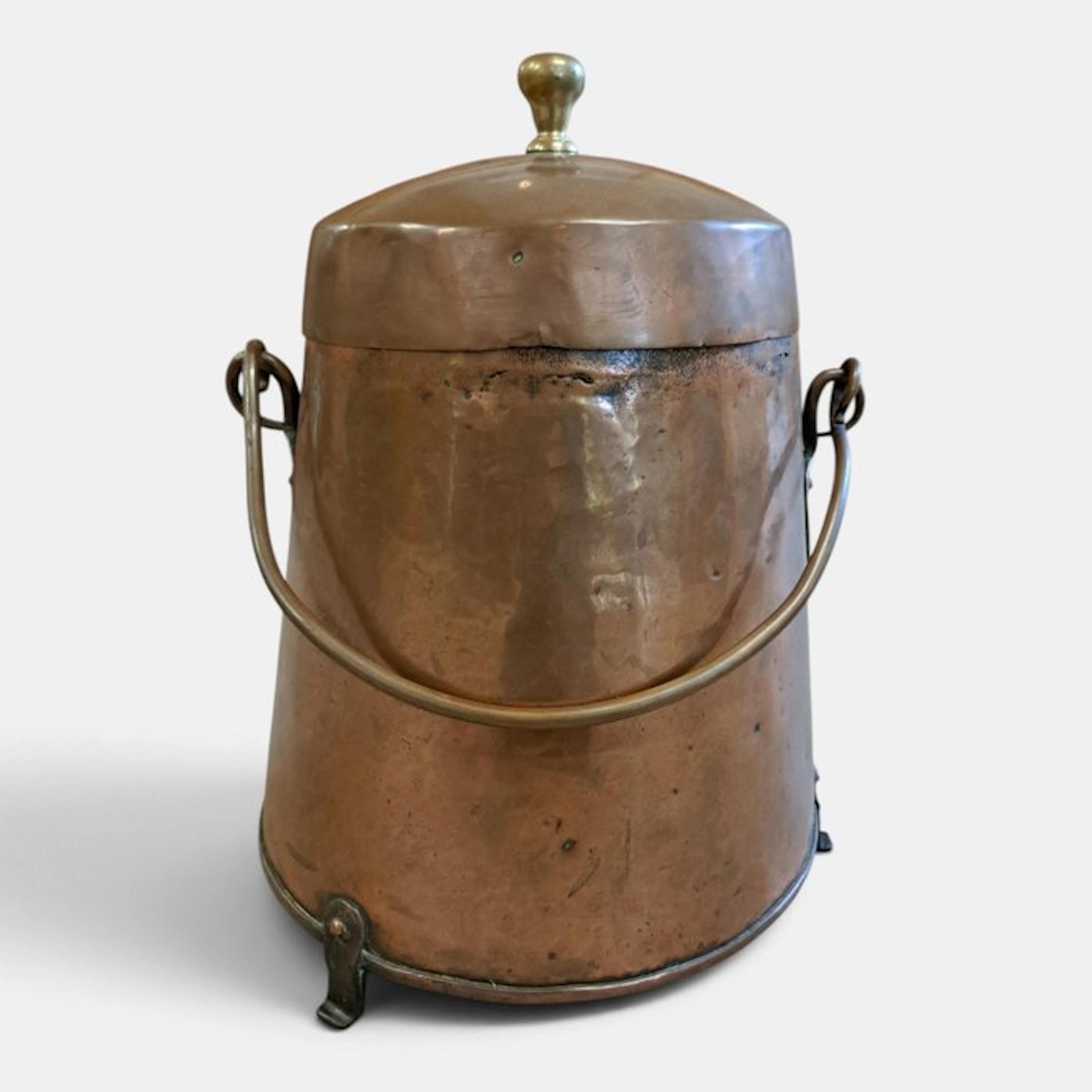 Jar - Copper - copper antique stew pot