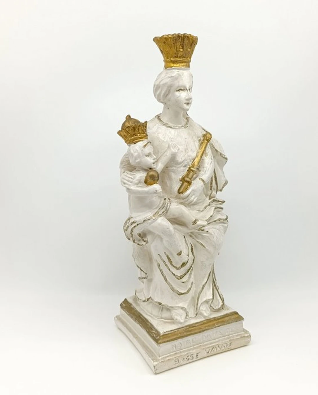 Figure - Notre Dame de Basse Wavre - 31,5 cm - Plaster