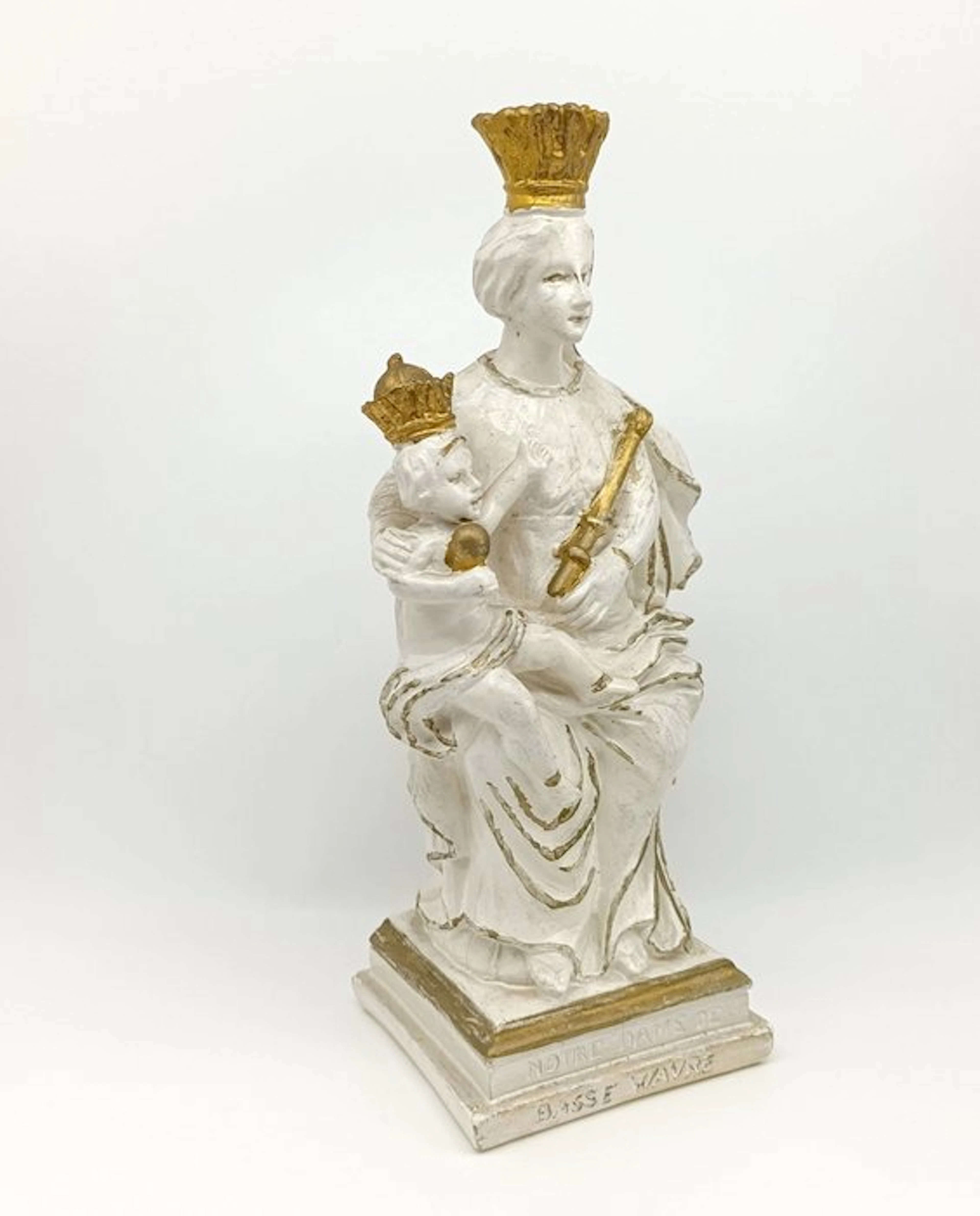 Figure - Notre Dame de Basse Wavre - 31,5 cm - Plaster