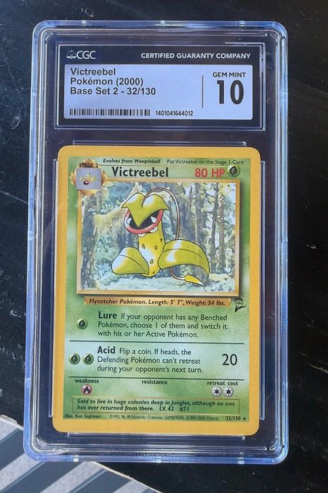 Pokémon - 1 Card - Victreebel - WOTC - Base set 2
