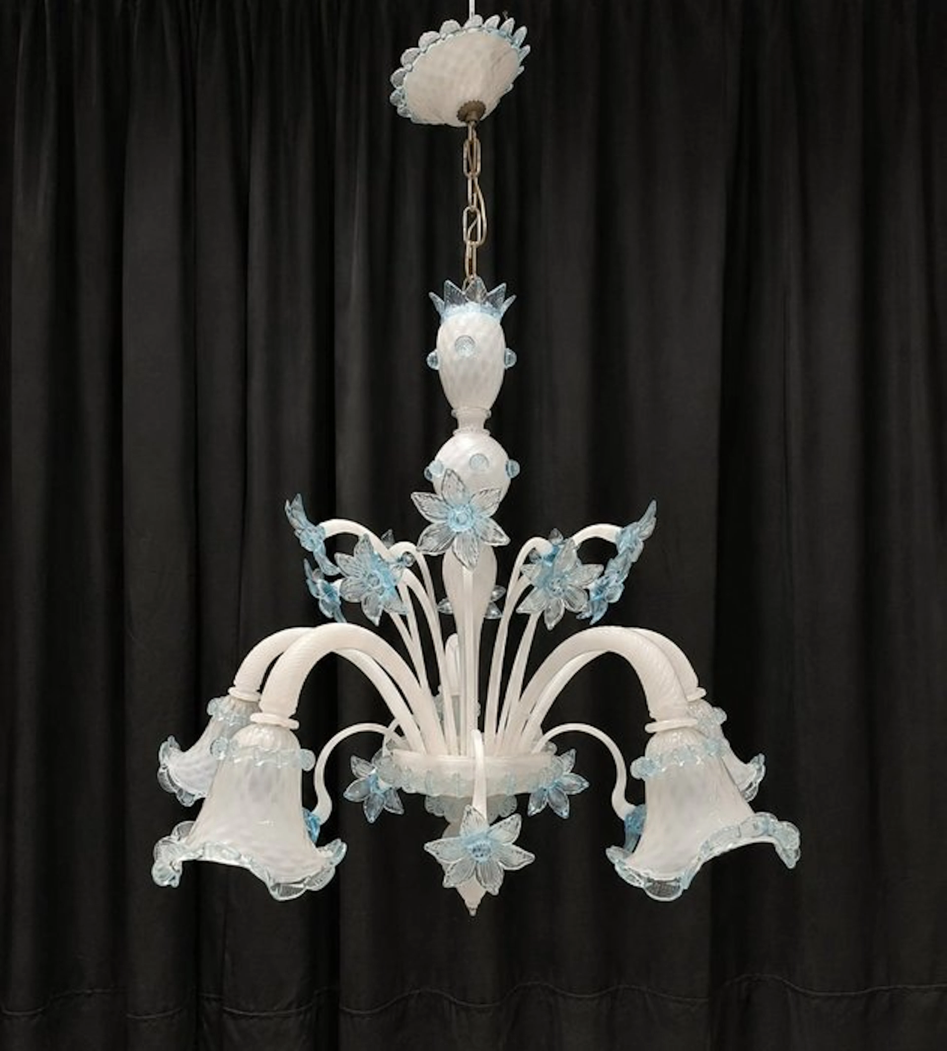 Chandelier - Foam - Murano glass - 5 lights
