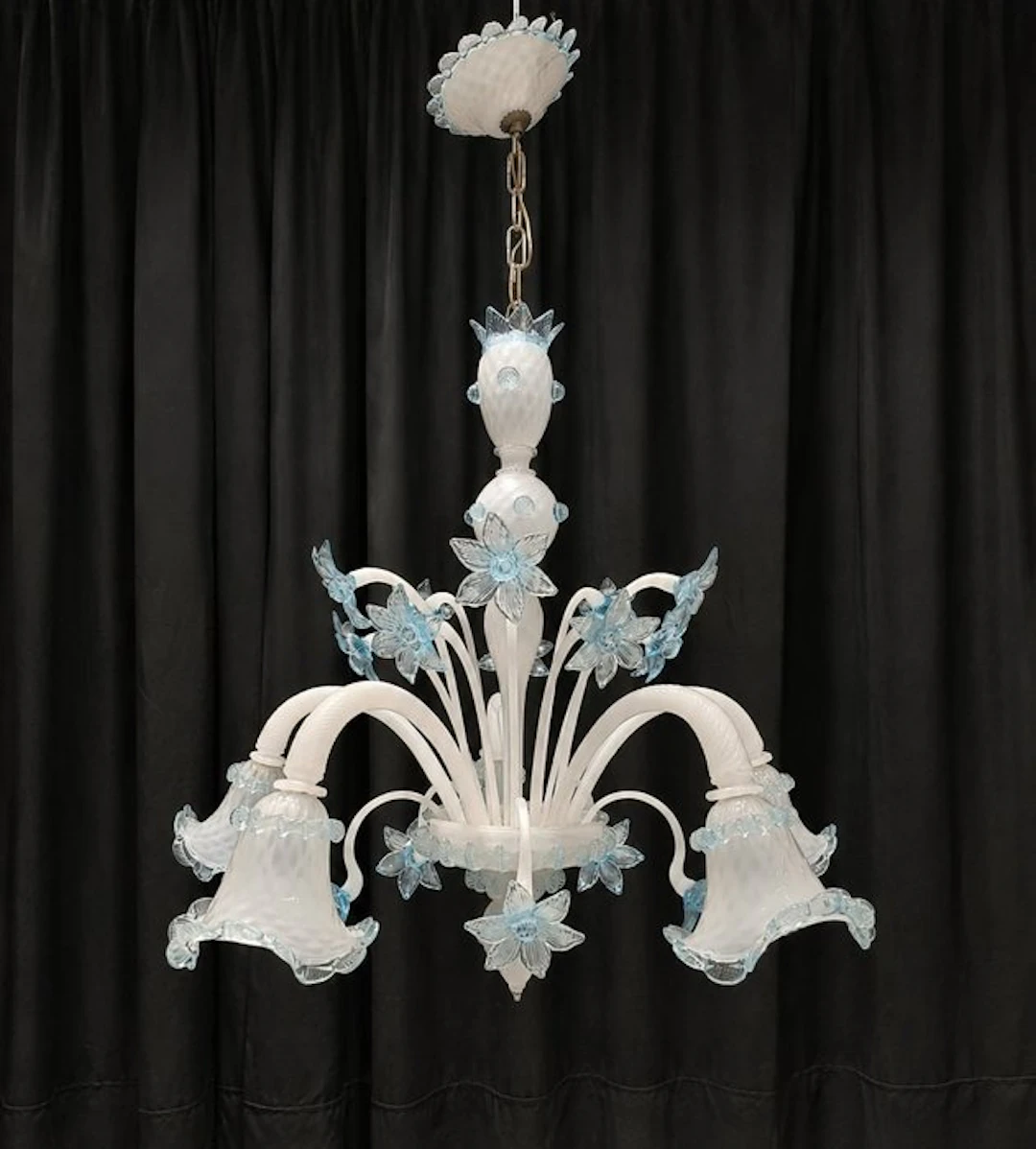 Chandelier - Foam - Murano glass - 5 lights