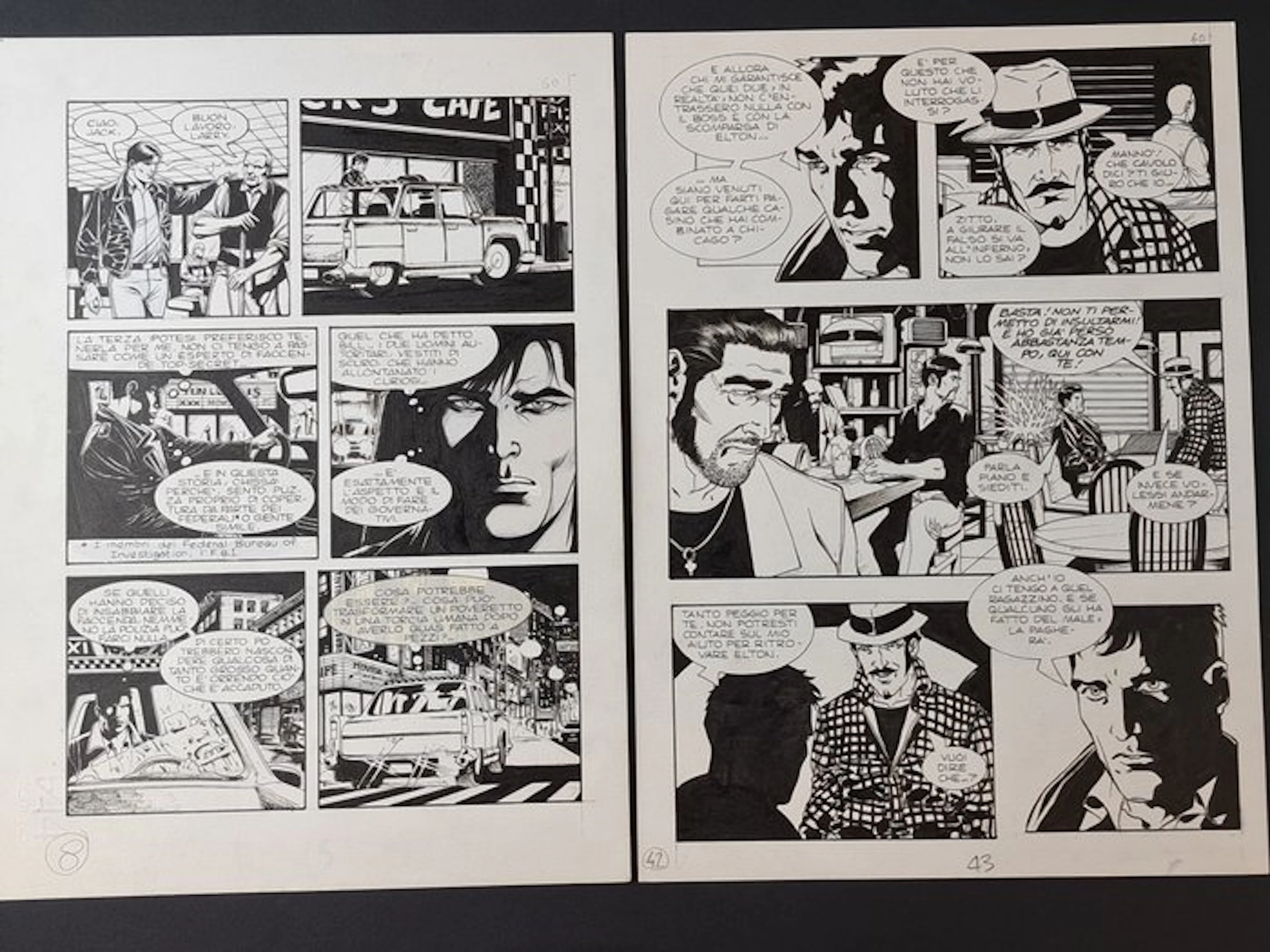 Lozzi, Arturo; Capone Ade - 2 Original page - Lazarus Ledd
