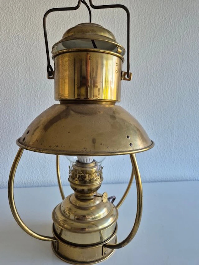 DHR Holland - Lamp - Brass, Glass - Trawler lamp