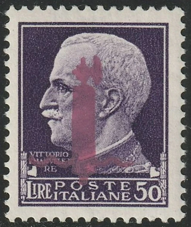 Italian Social Republic 1944 - Firenze issue 50 l