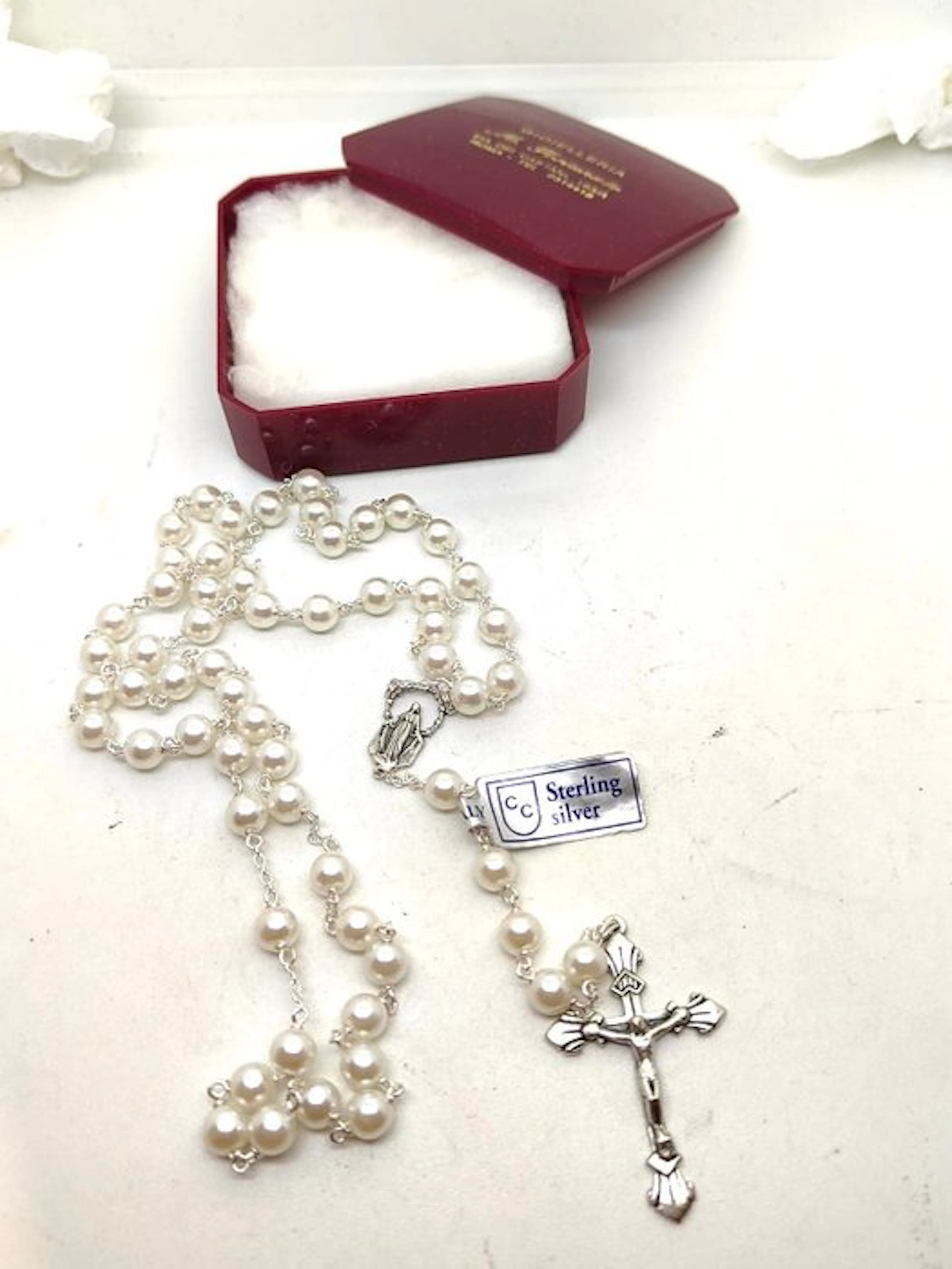 Rosary - Rare rosary in 925 sterling silver