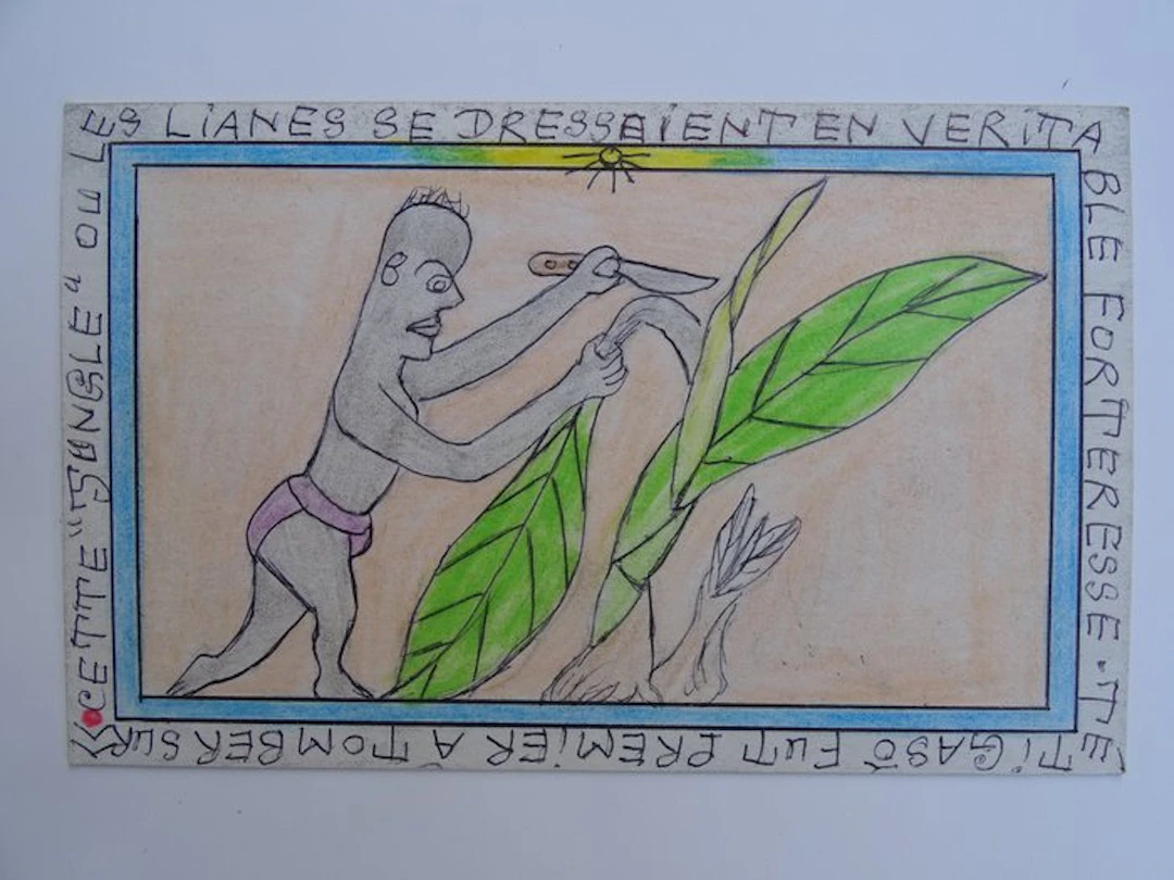 Frédéric Bruly-Bouabré (1923-2014) - Working
