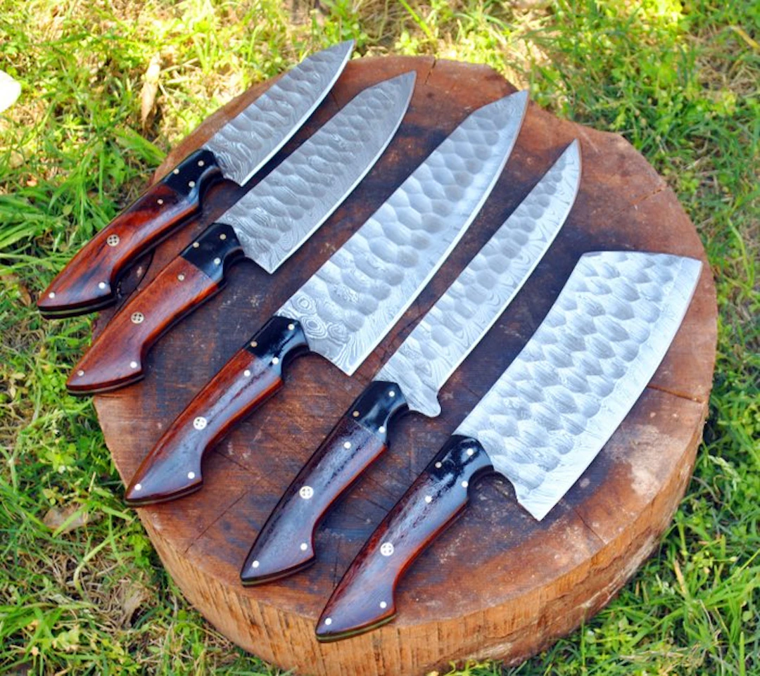 Kitchen knife - Chef's knife - Wood and black G 10 - North America