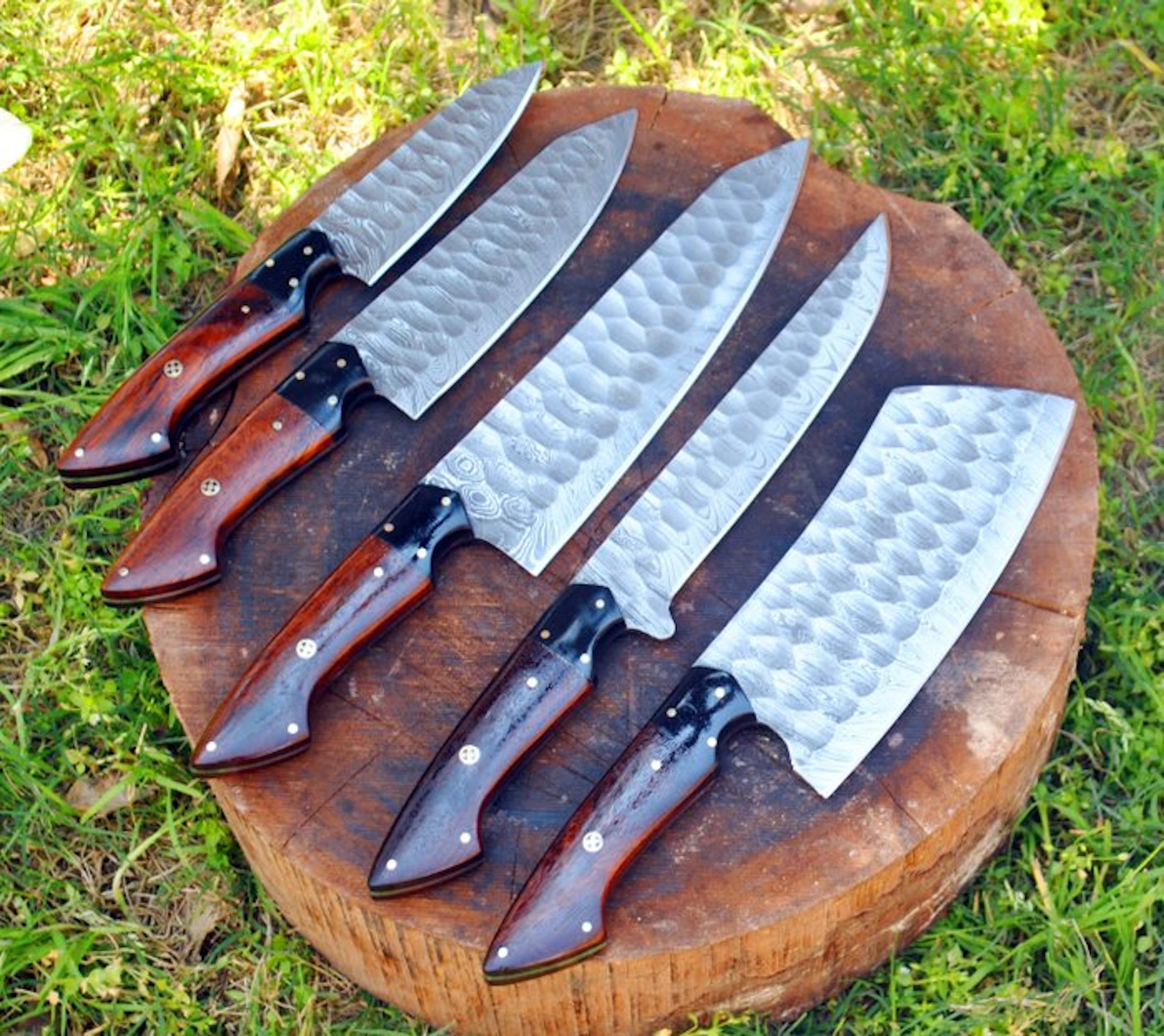 Kitchen knife - Chef's knife - Wood and black G 10 - North America