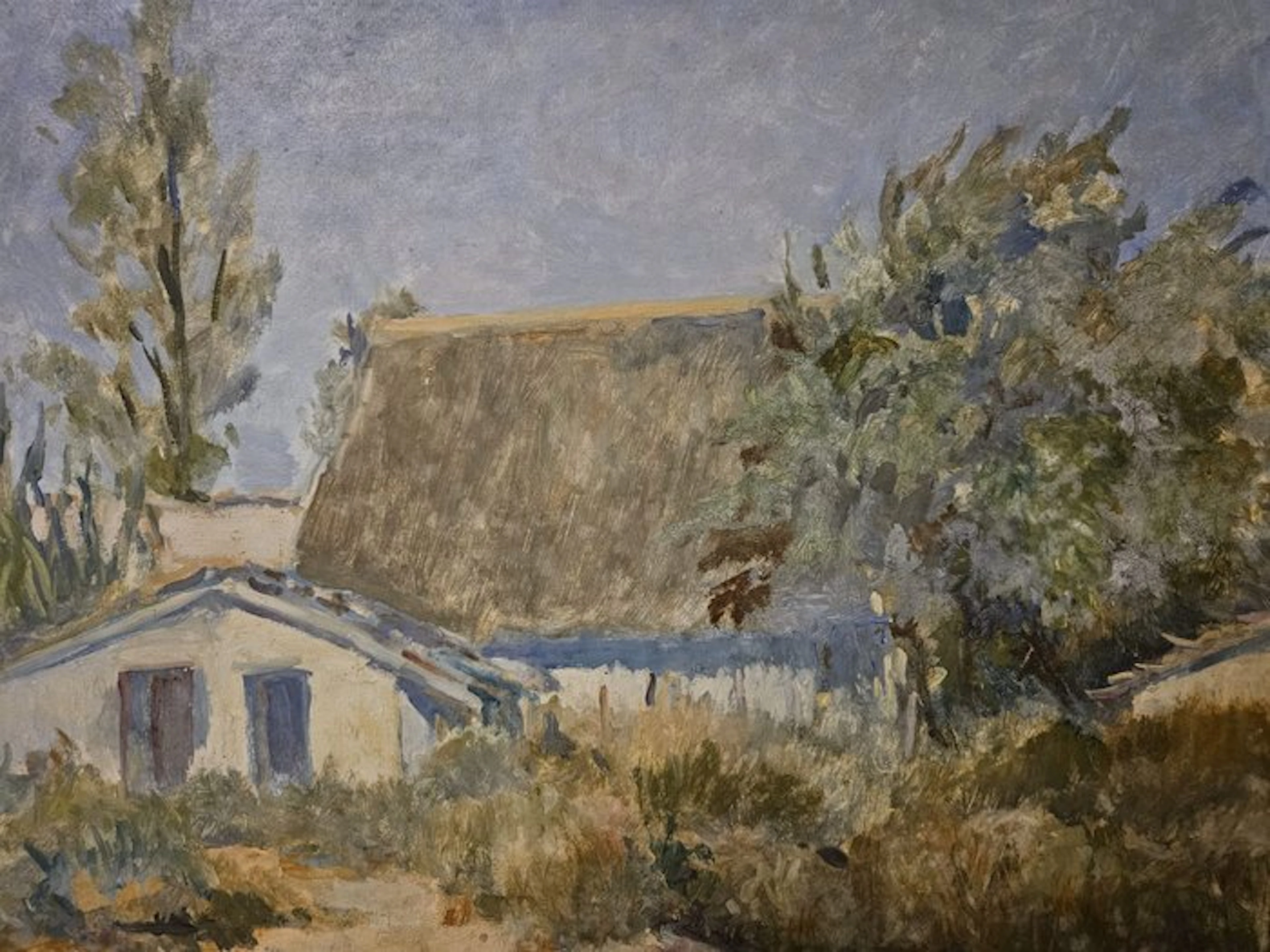 Escuela Impresionista Europea (XX) - Cabaña en el Bosque