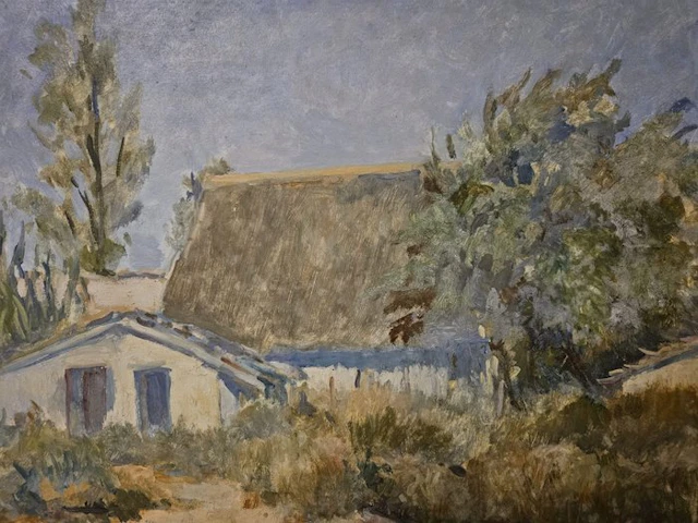 Escuela Impresionista Europea (XX) - Cabaña en el Bosque