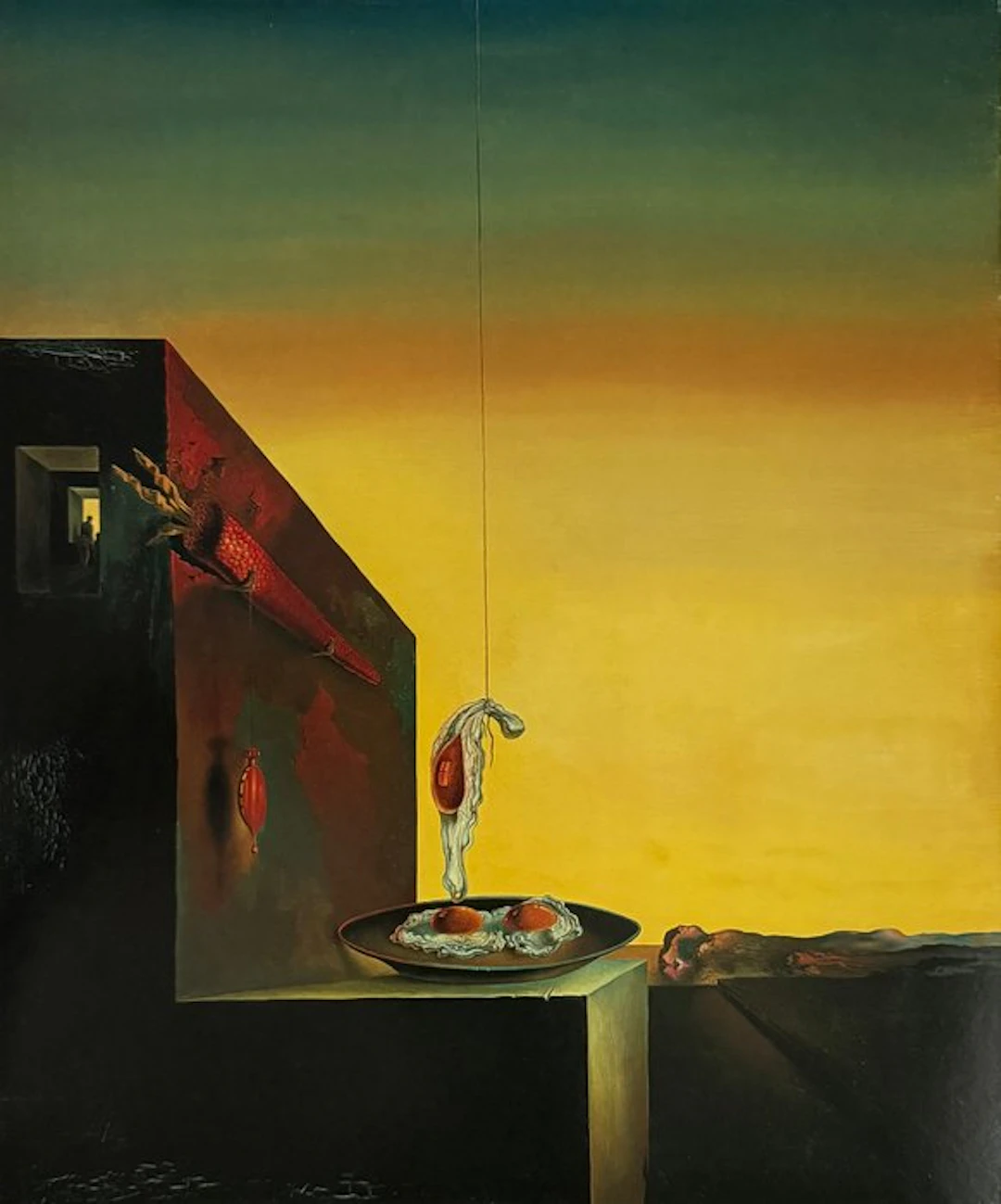 Salvador Dalí (after) - “Fried Eggs on the Plate without the Plate, 1932”.